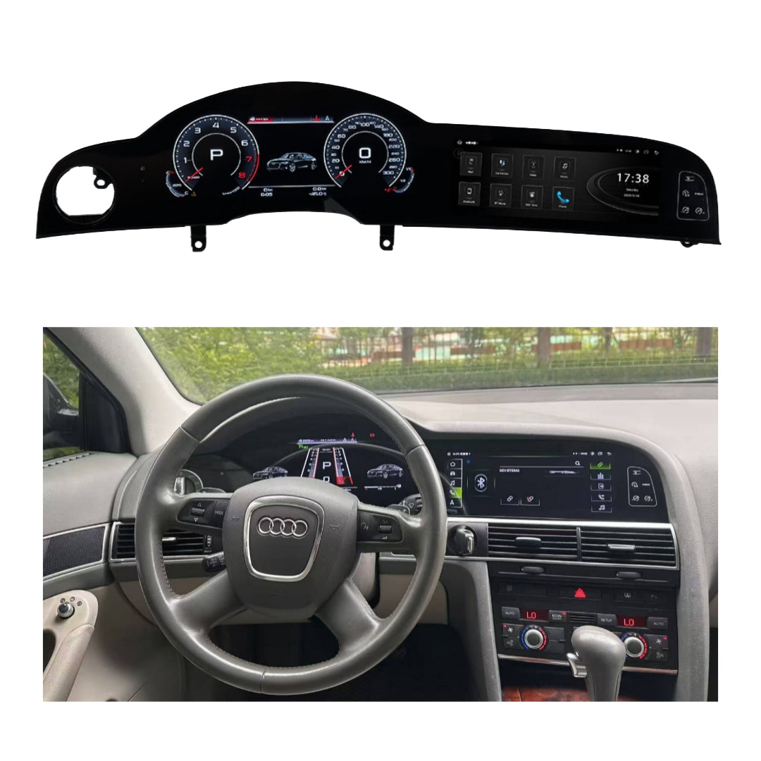 (PRENOTA) Autoradio e Virtual Cockpit per Audi A6 C6 (2004-2011) 23.5" Android, Bluetooth, CarPlay, Android Auto, 6/128GB Ram