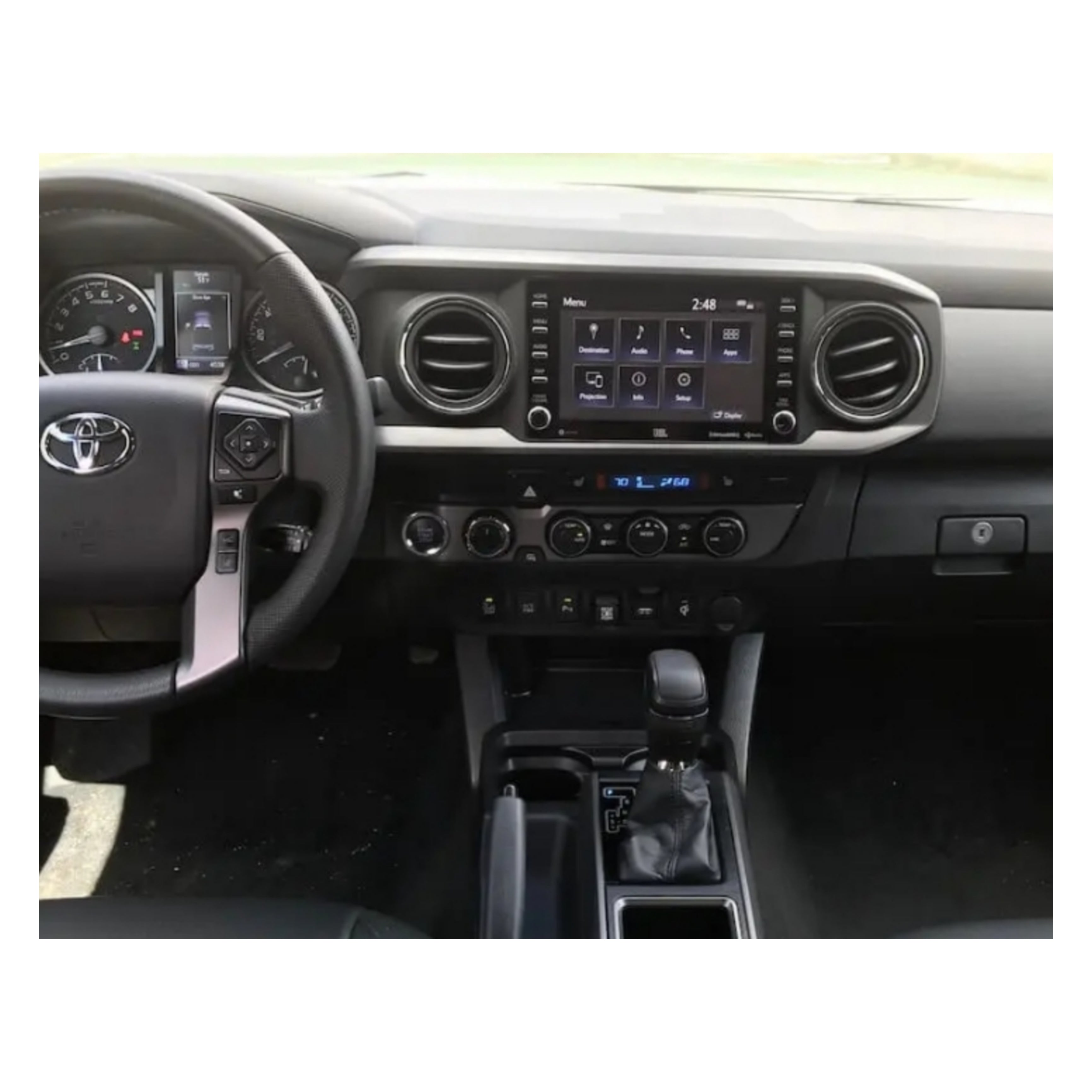 (PRENOTA) Kit Montaggio Autoradio 10.1"Pollici Toyota Tacoma (2015-2023) Mascherina, Cablaggio Autoradio Android