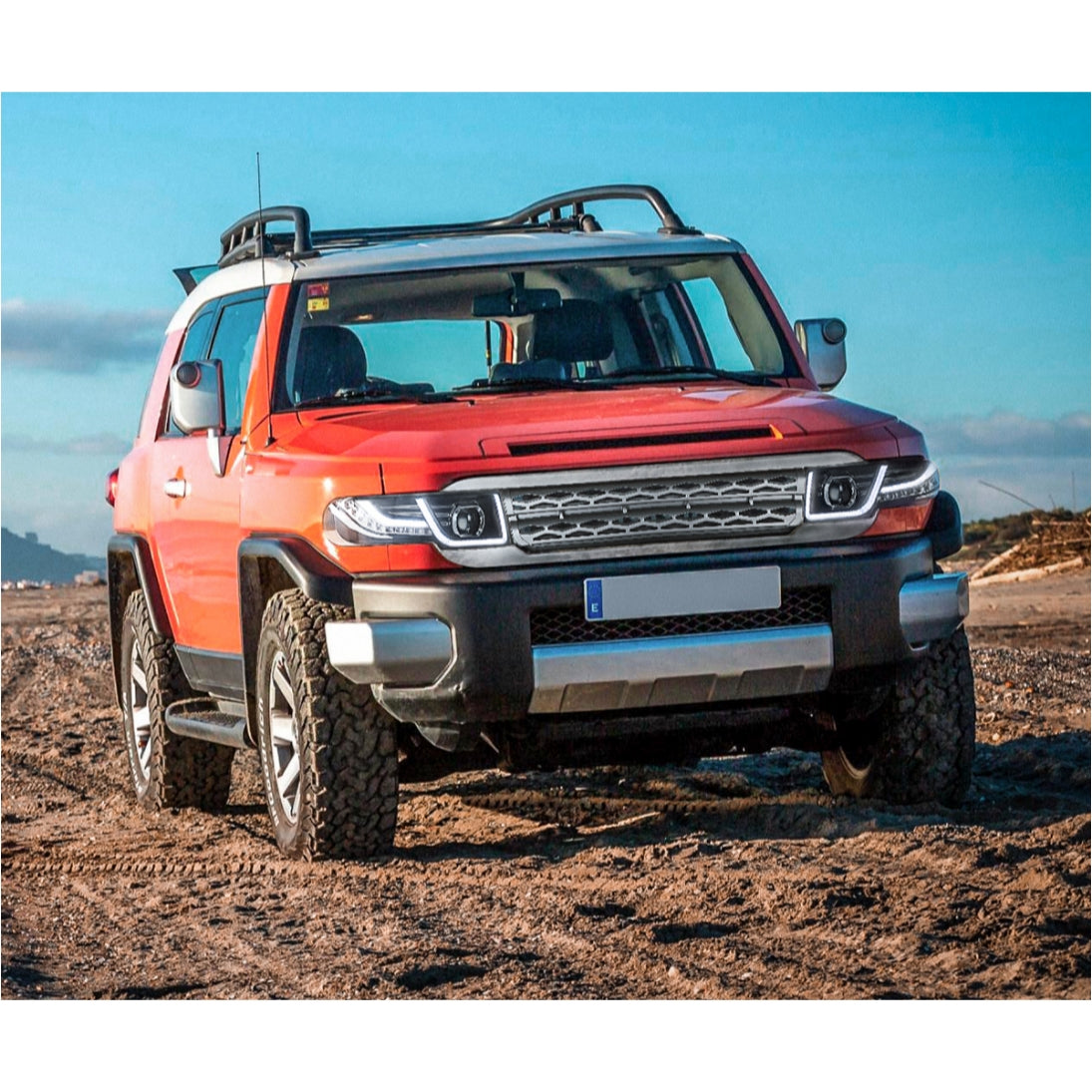 (PRENOTA) Fanali Anteriore Completo per Toyota FJ Cruiser XJ10 (2007-2015) a LED