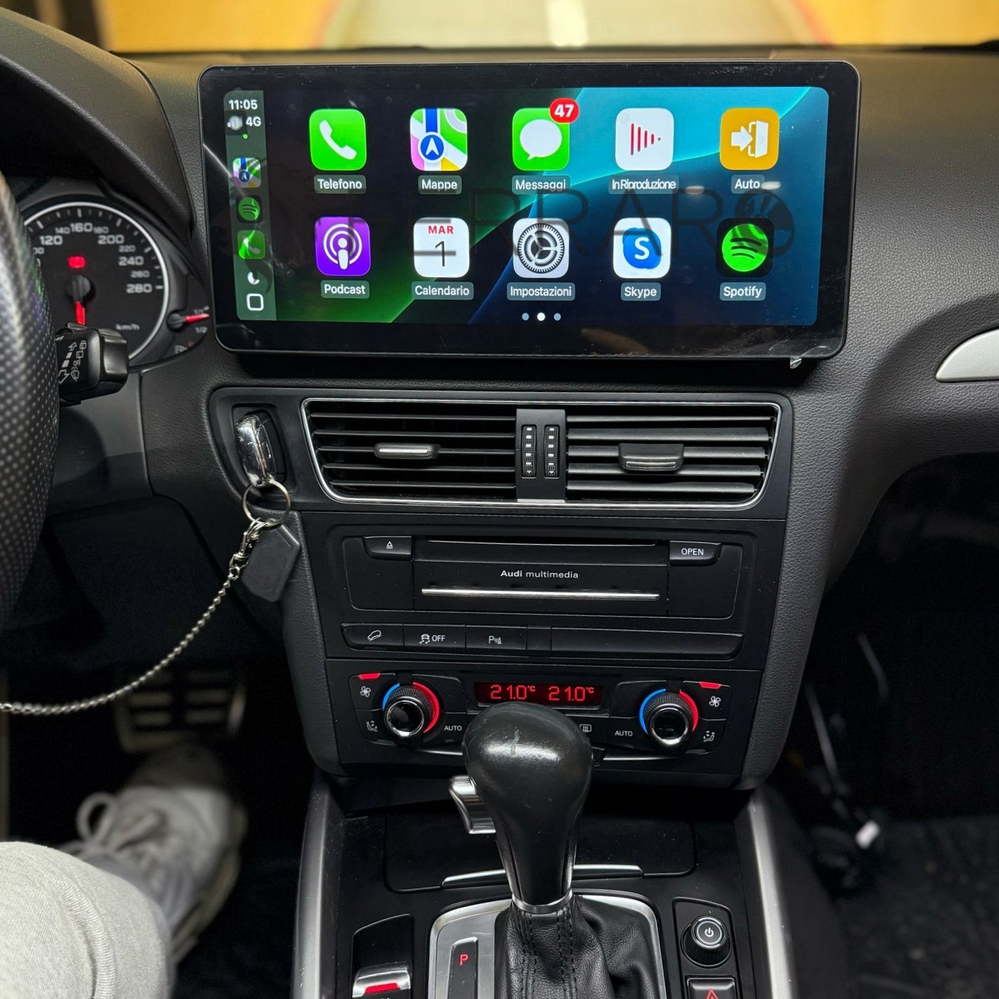 Autoradio per Audi Q5 12.3" (2009-2018) Android, Bluetooth, CarPlay, Android Auto, 4/64GB Ram