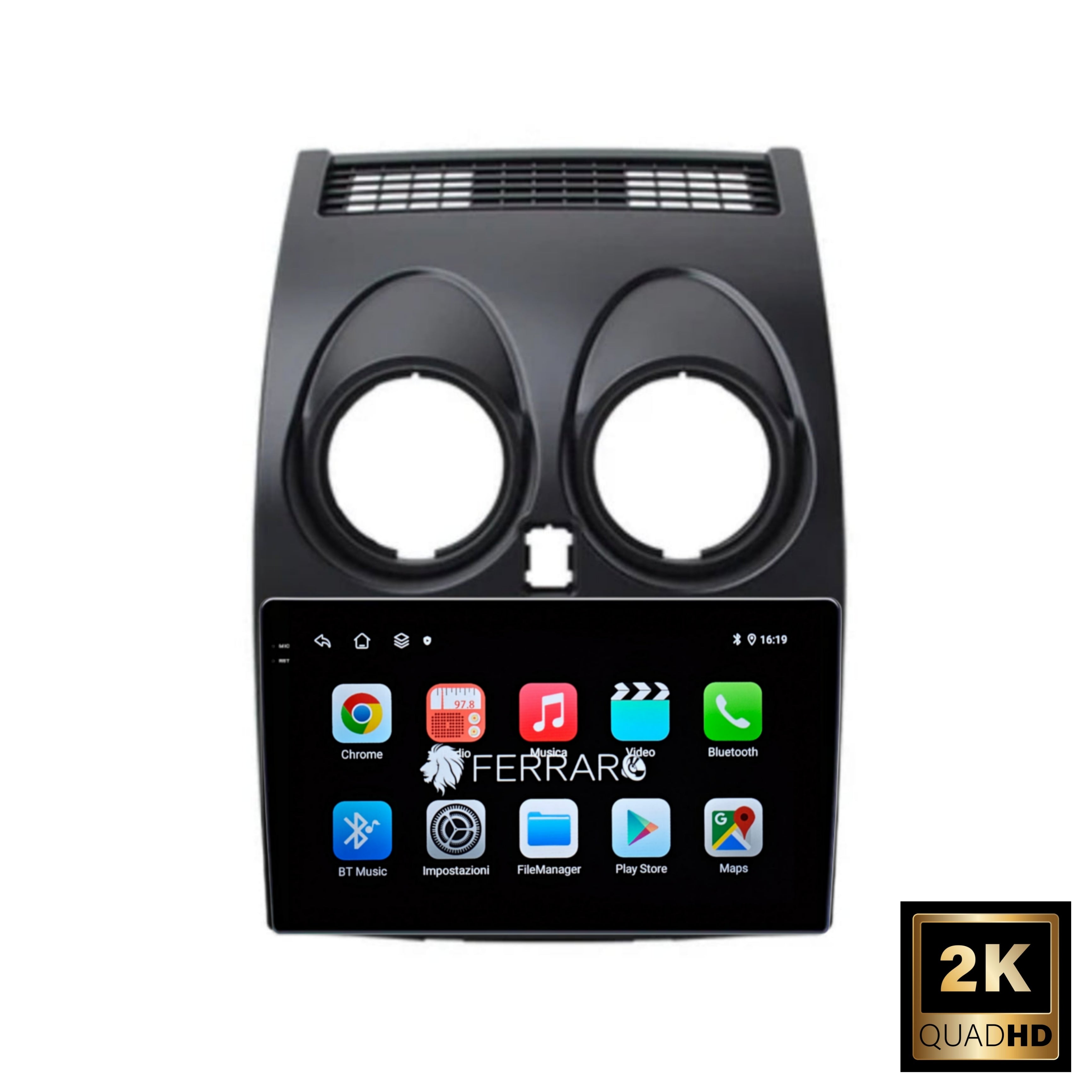 (PRENOTA) Autoradio per Nissan Qashqai J10 9" 2K (2007-2014) Android, Bluetooth, CarPlay, Android Auto, 12/256GB Ram