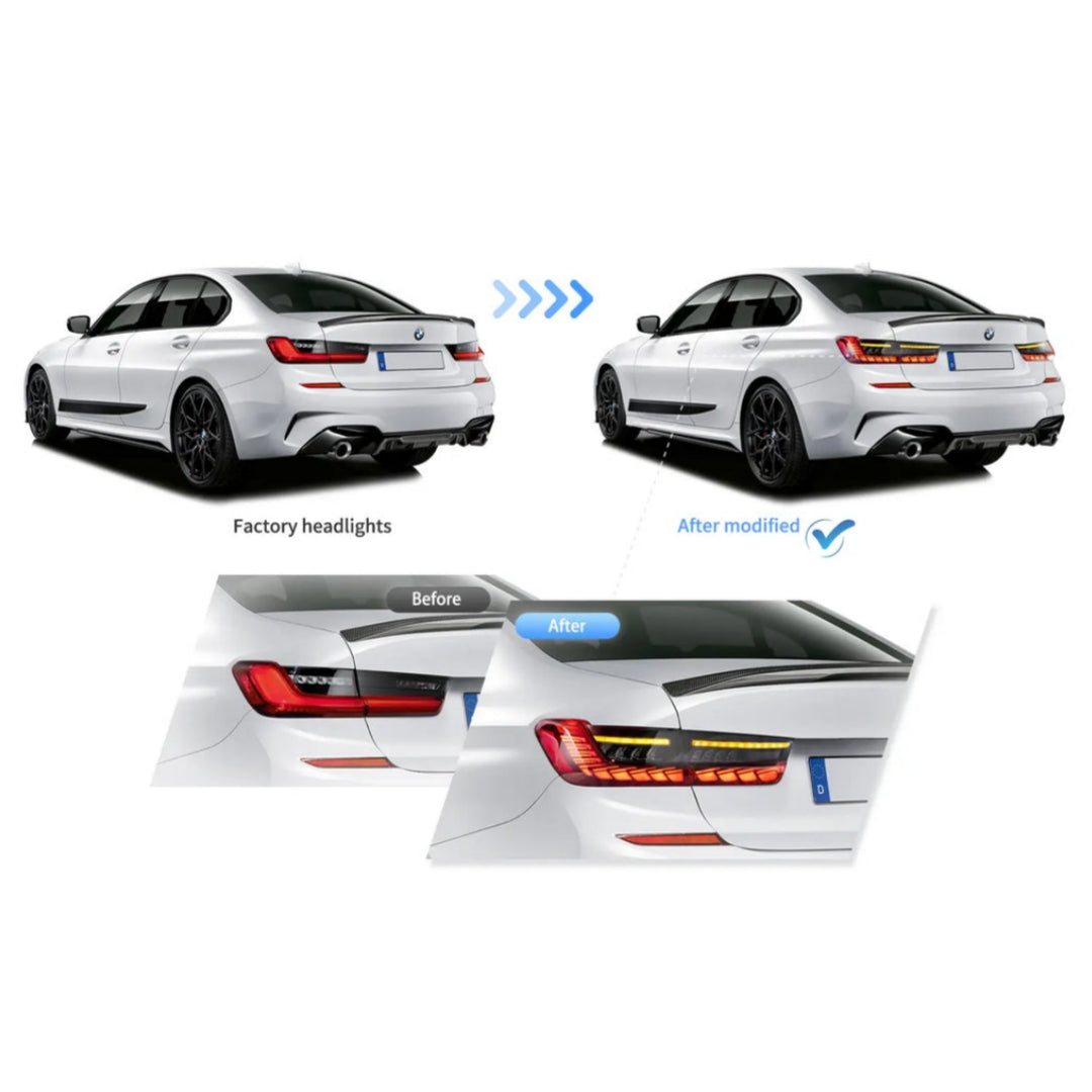 (PRENOTA) Fanali Posteriore Completo per BMW Serie 3, G20, G28, G80 (2018-2024) a LED
