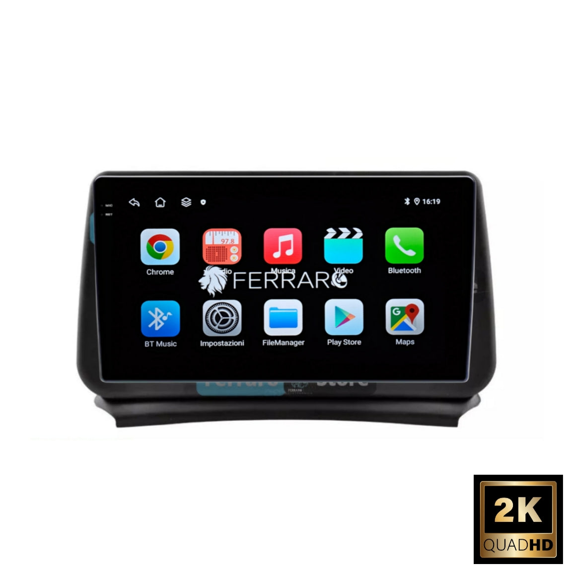 Autoradio per Opel Zafira C Tourer 9" 2K | 2011-2019 | Android | Bluetooth | CarPlay | Android Auto | 12/256GB Ram