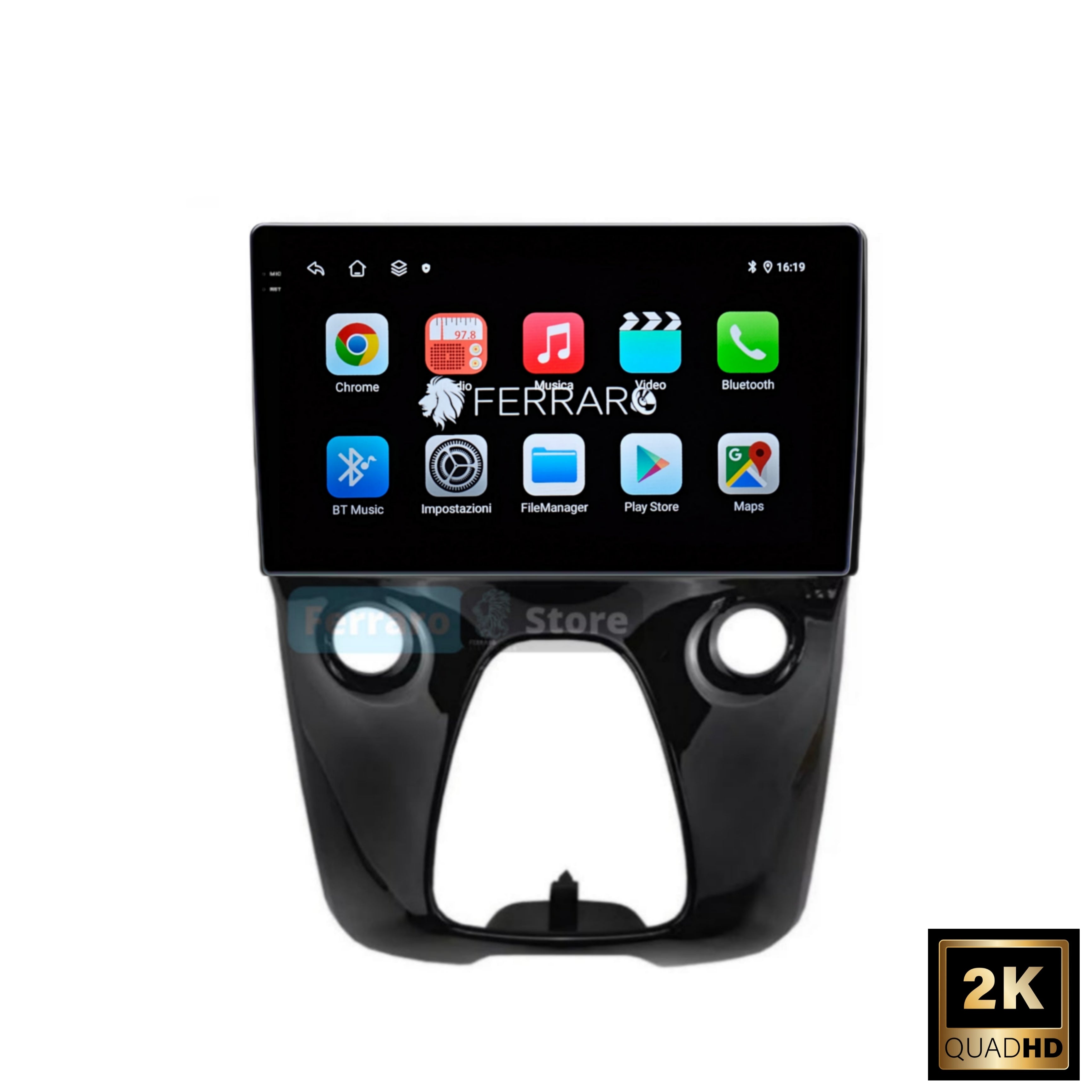 Autoradio per Toyoya Aygo, Citroen C1, Peugeot 108 10.1" (2014-2022) Android, Bluetooth, CarPlay, Android Auto, 4/64GB Ram