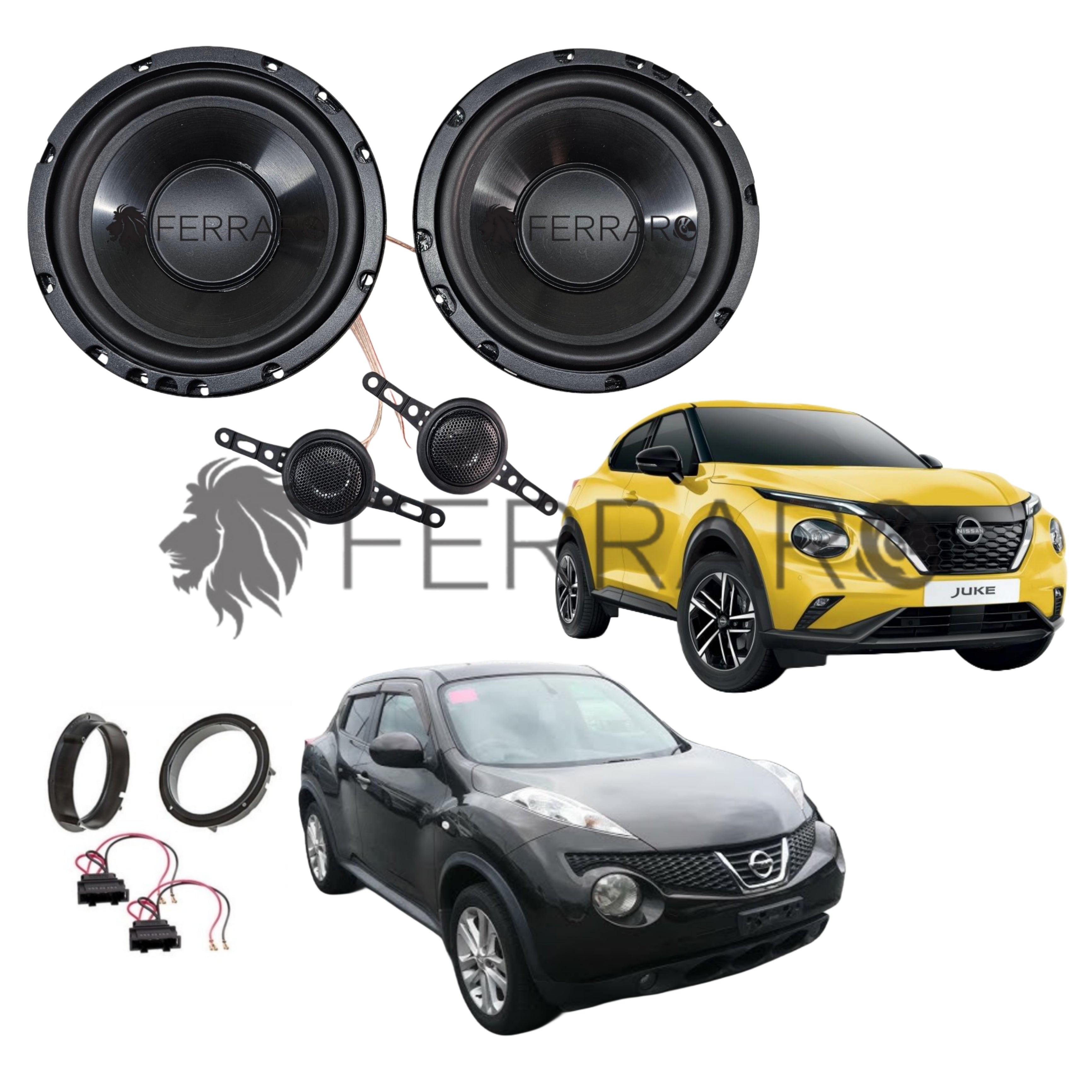 FerraroStore Kit 2 Altoparlanti, ASK-165.2, Ant o Post, Nissan Juke dal 2010>