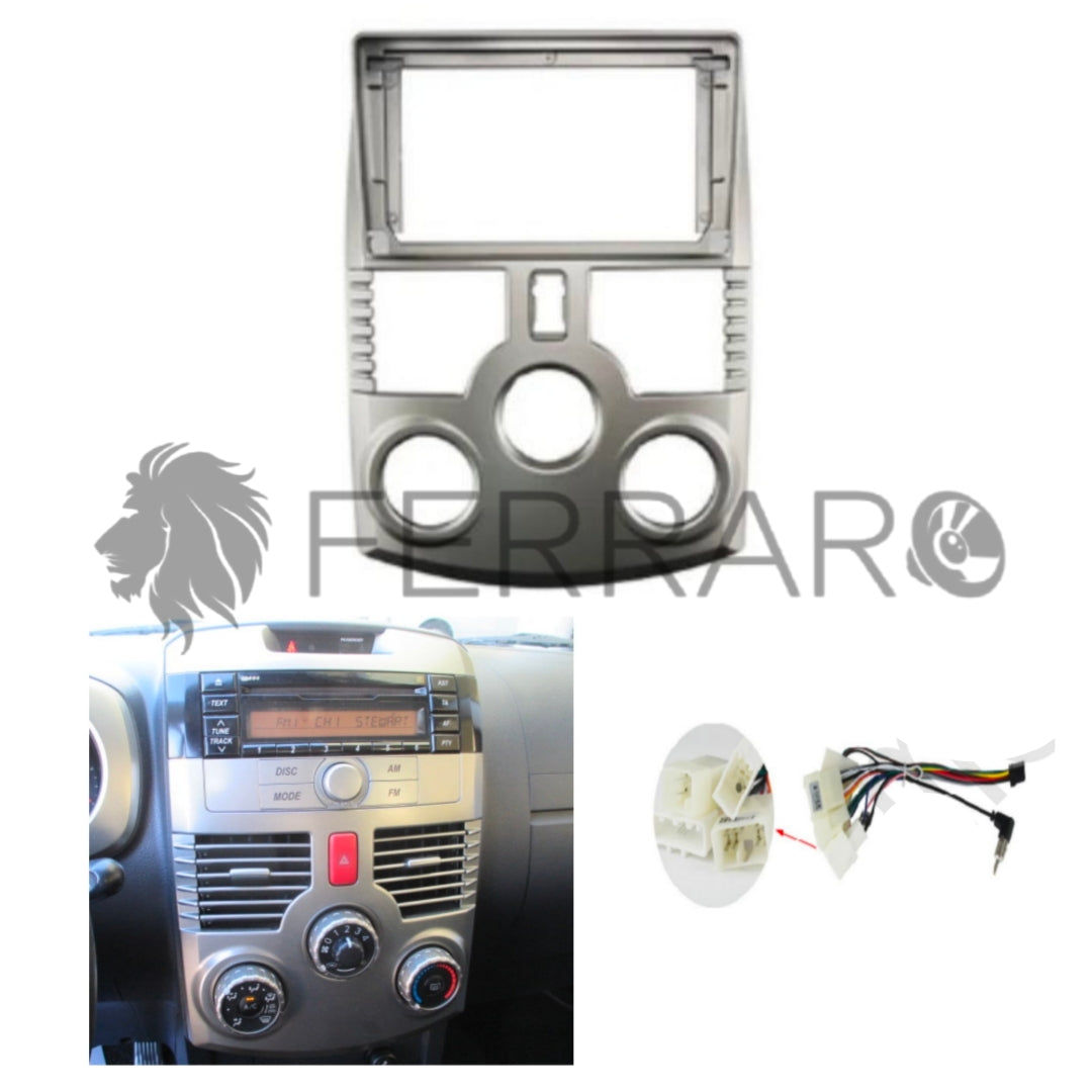 (PRENOTA) Kit Montaggio Autoradio 9"Pollici Toyota Rush, Daihatsu Terios (2006-2016), Mascherina, Cablaggio per Autoradio Android