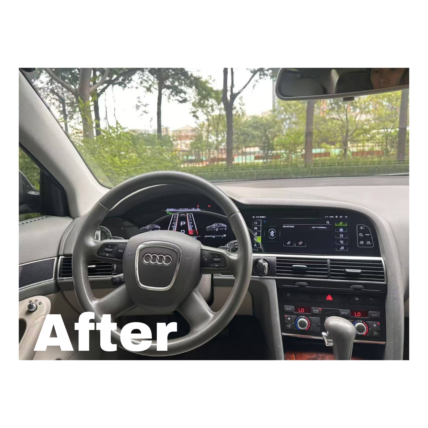 (PRENOTA) Autoradio e Virtual Cockpit per Audi A6 C6 (2004-2011) 23.5" Android, Bluetooth, CarPlay, Android Auto, 6/128GB Ram