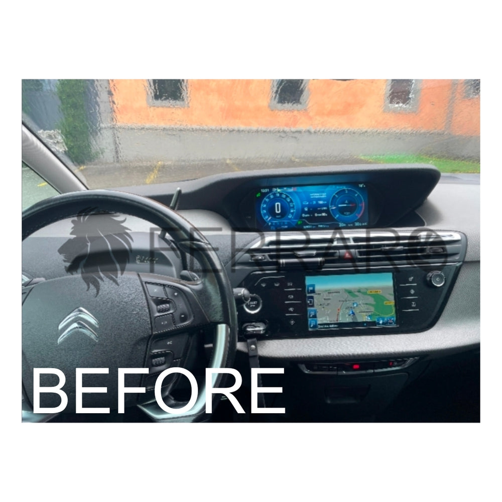 Kit Montaggio Autoradio 9"Pollici Citroen C4 Picasso (2013-2022) Mascherina, Cablaggio per Autoradio Android