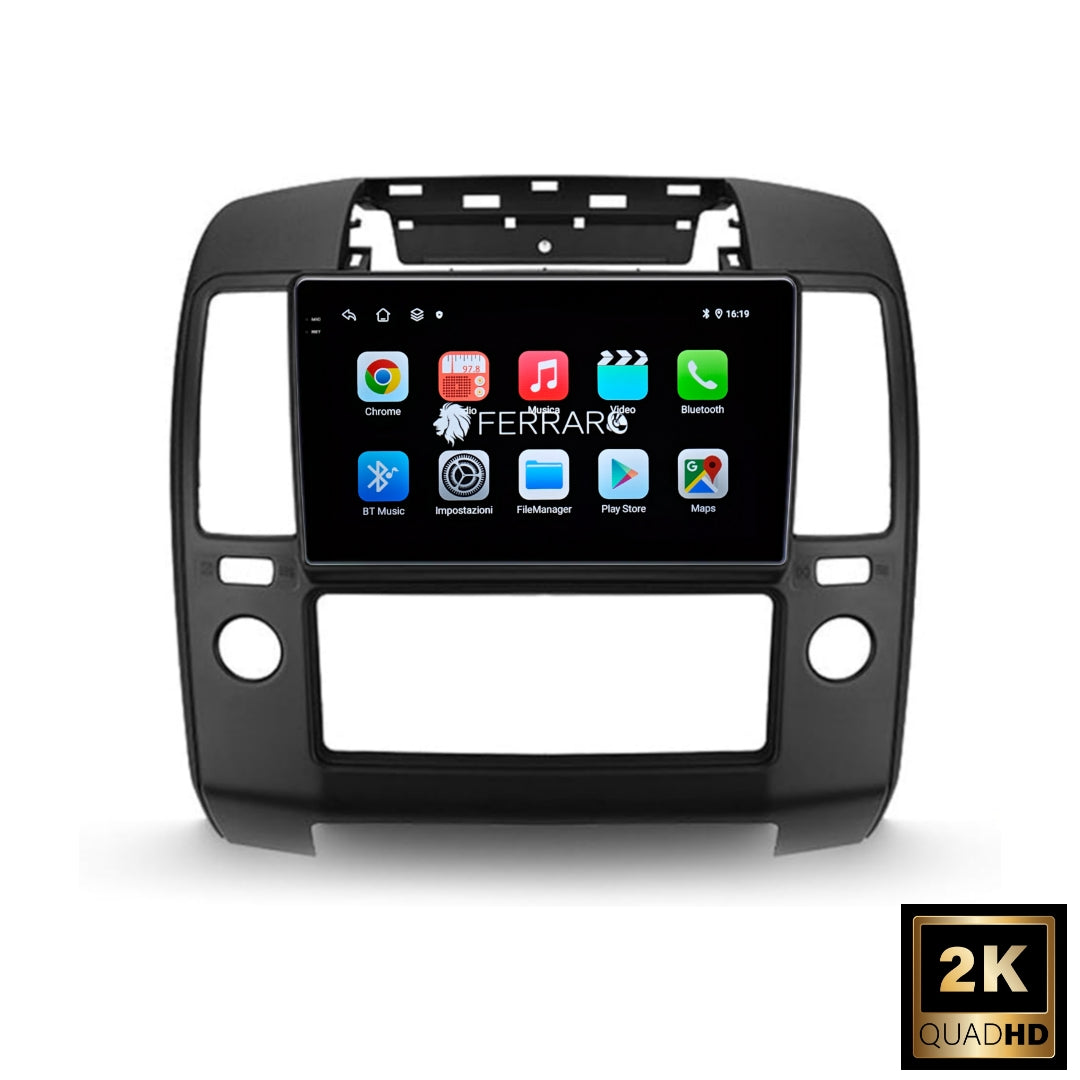 (PRENOTA) Autoradio per Nissan Navara 9" 2K (2004-2014) Android, Bluetooth, CarPlay, Android Auto, 12/256GB Ram