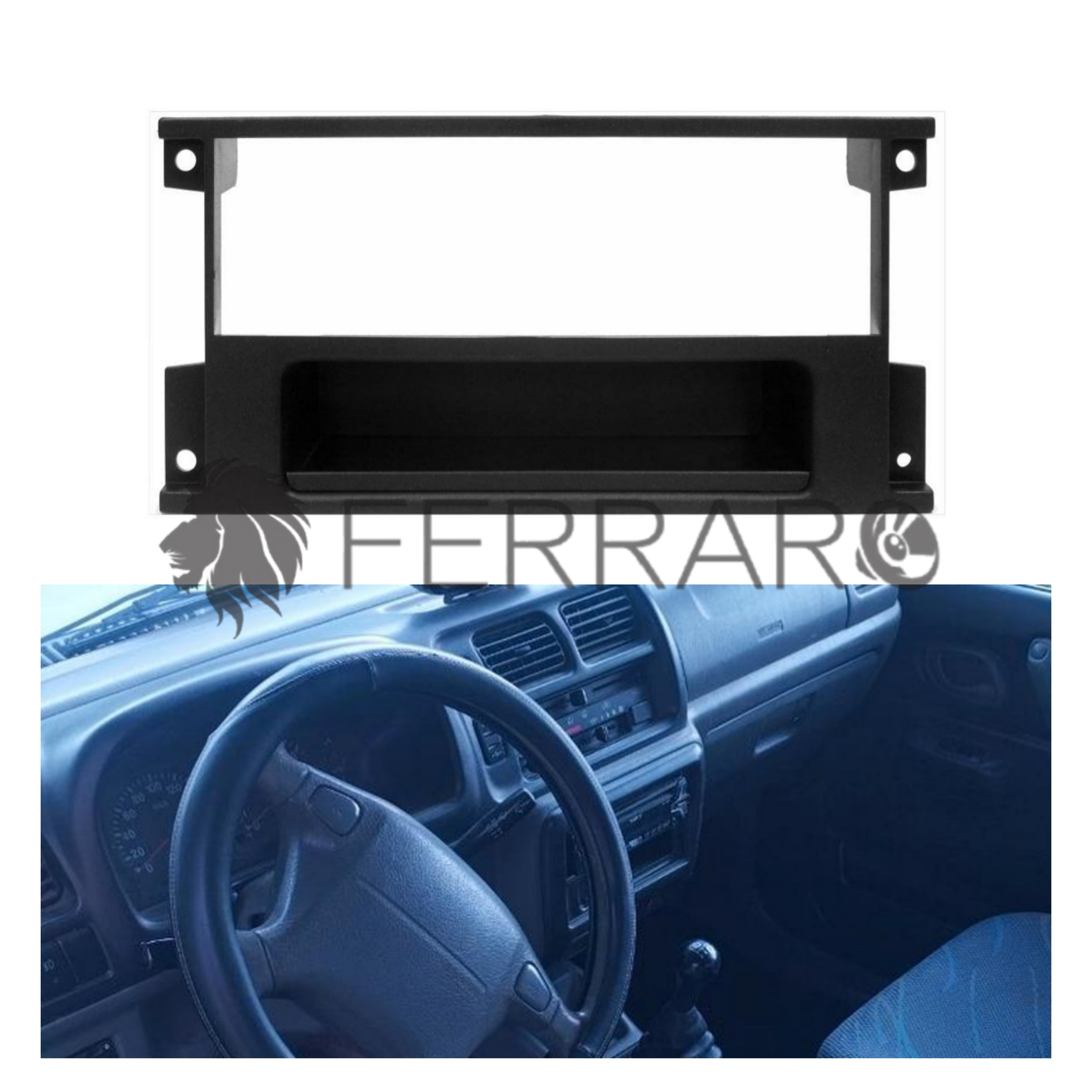 Mascherina 1DIN con Cassetto per Suzuki Ignis-Jimmy (Dal 2005)