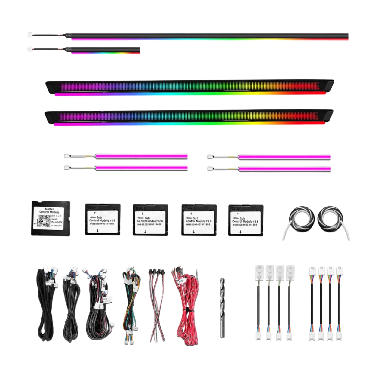 (PRENOTA) Ambient Light per BMW Serie 2, F22, F23 (2014-2021), 256 Colori, APP