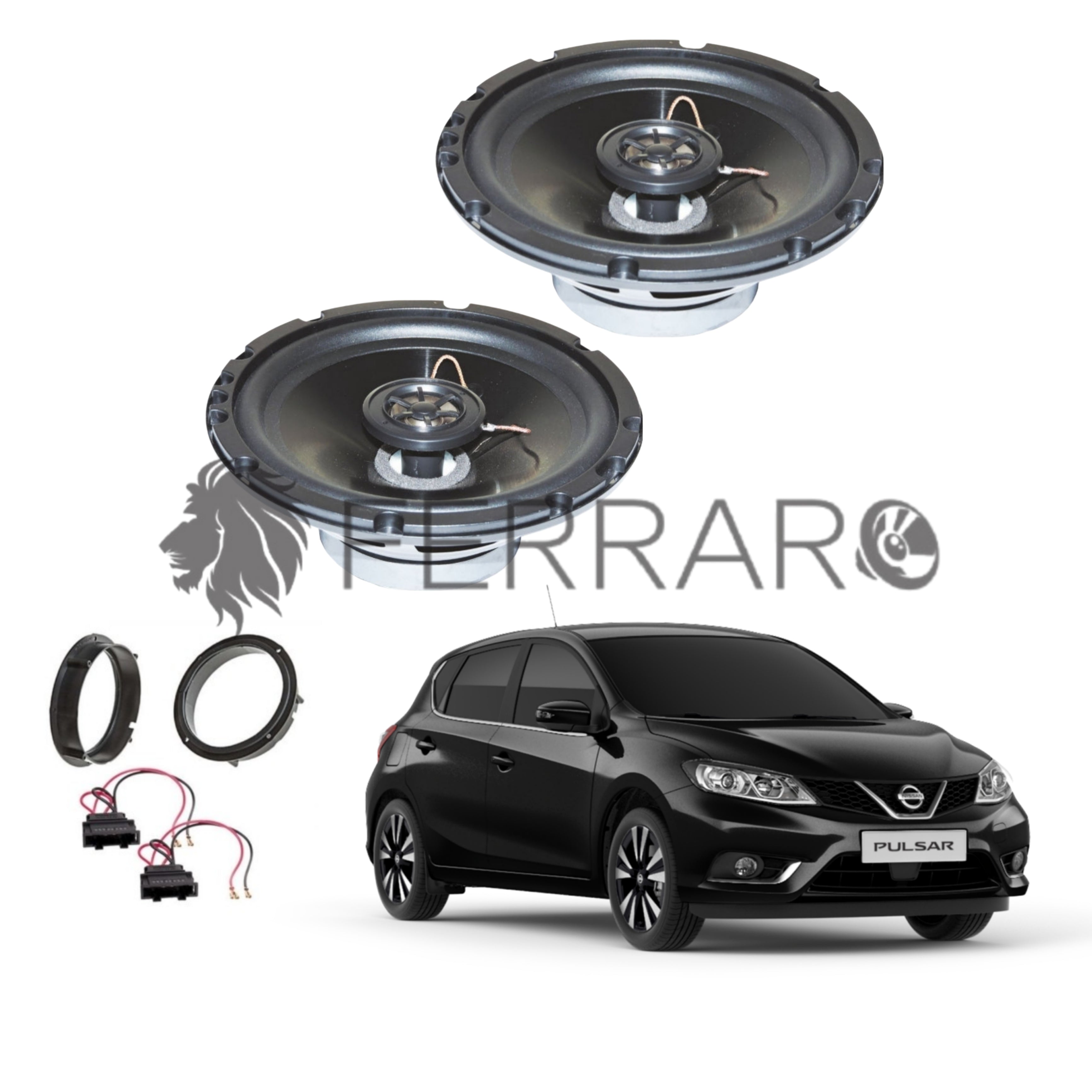 FerraroStore Kit 2 Altoparlanti, ASC-652PC, Anteriore, Nissan Pulsar 2010>