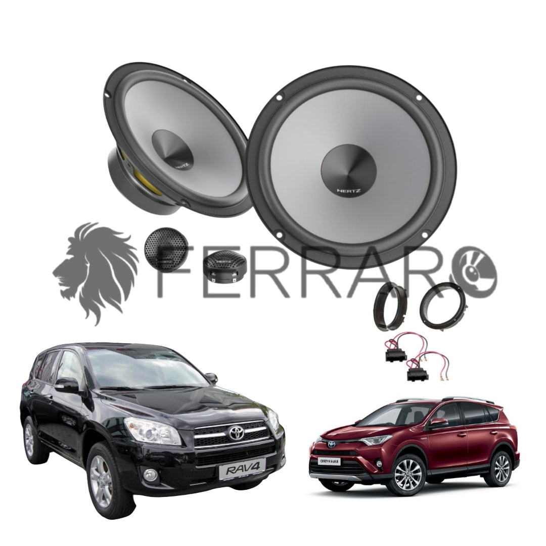 Hertz Kit 4 Casse | K 165 | Ant o Post | Toyota RAV4 (Dal 2006)
