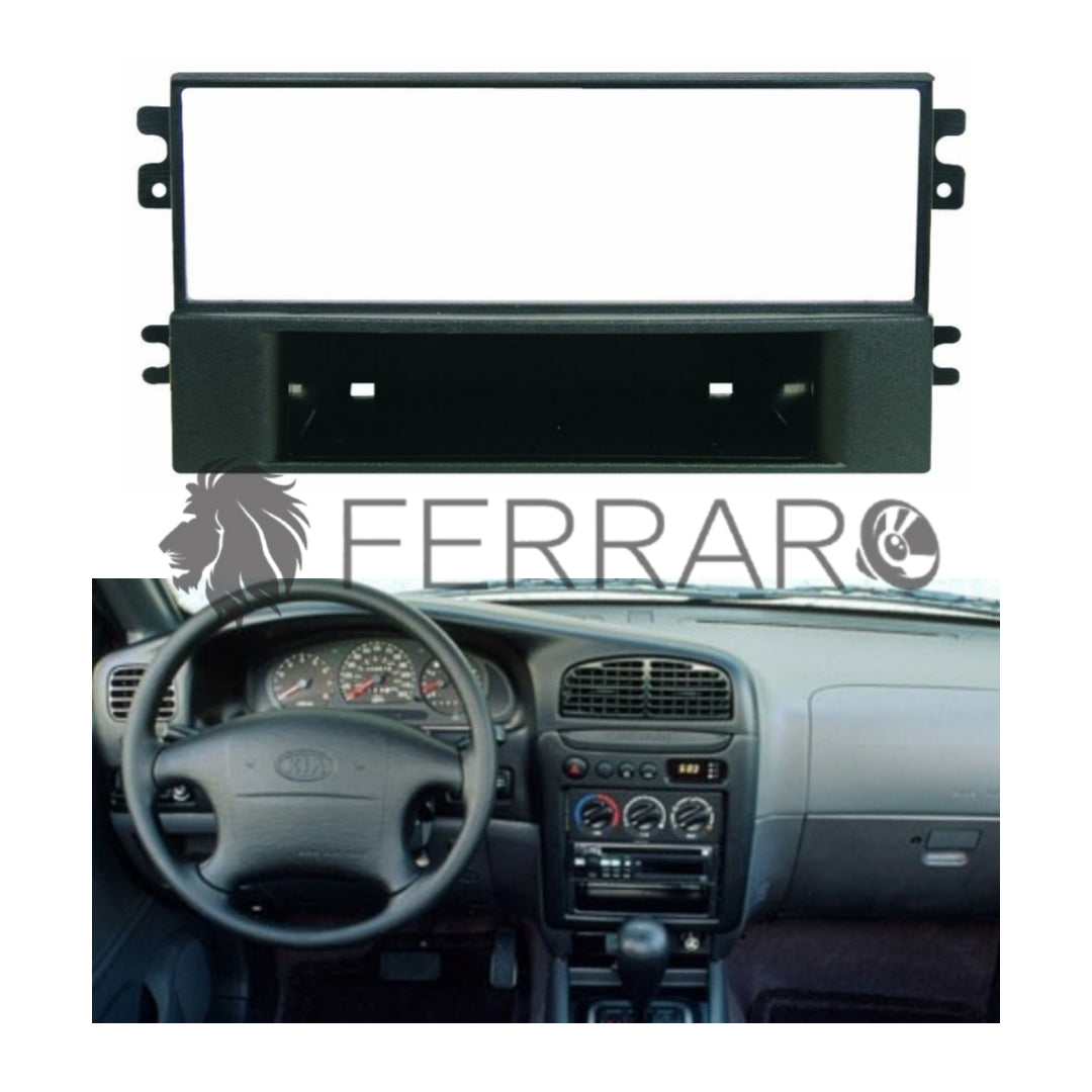 Mascherina 1DIN con Cassetto per Kia Sportage (1994-2004)