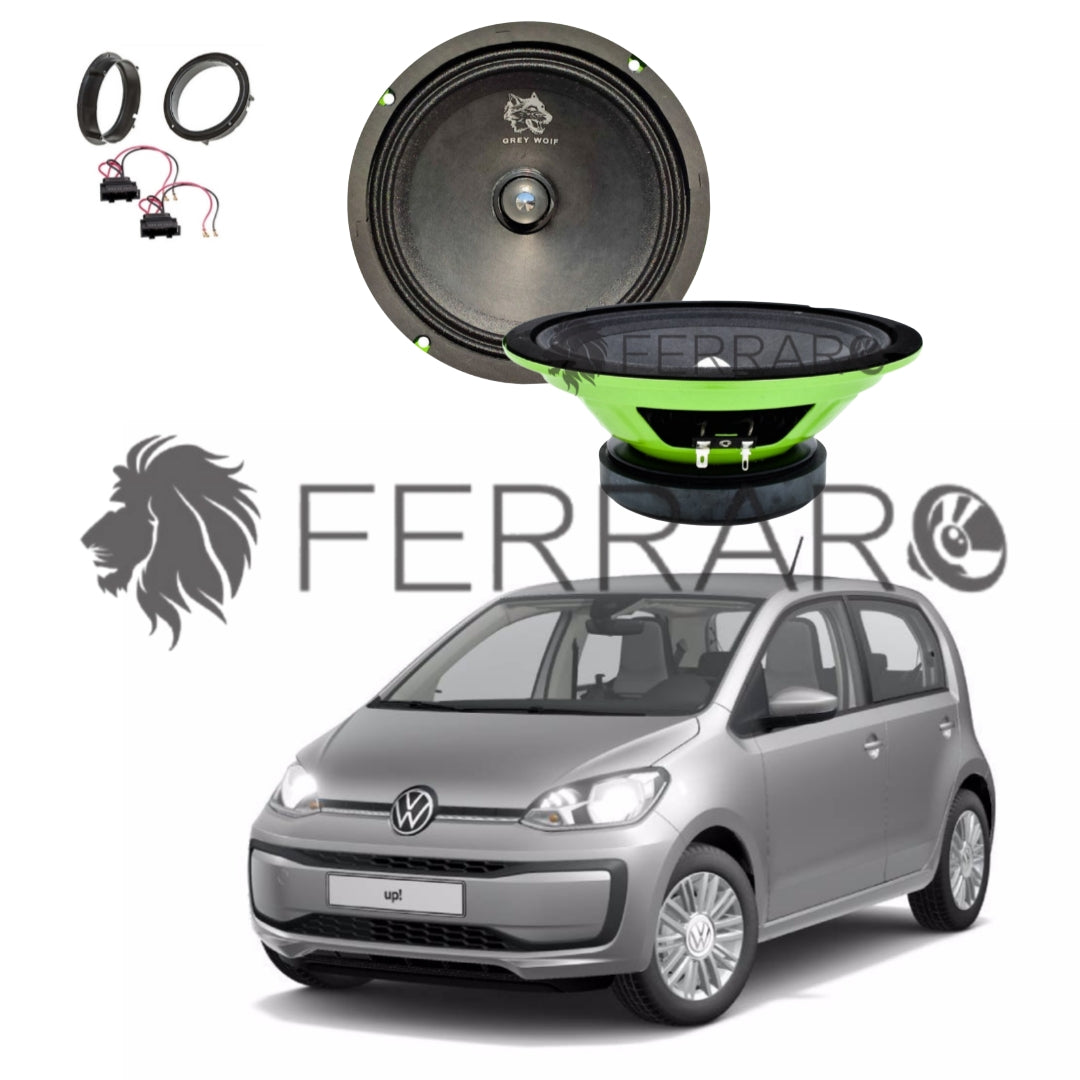 FerraroStore Kit 2 Altoparlanti, PV165.3, Ant o Post, Volkswagen UP