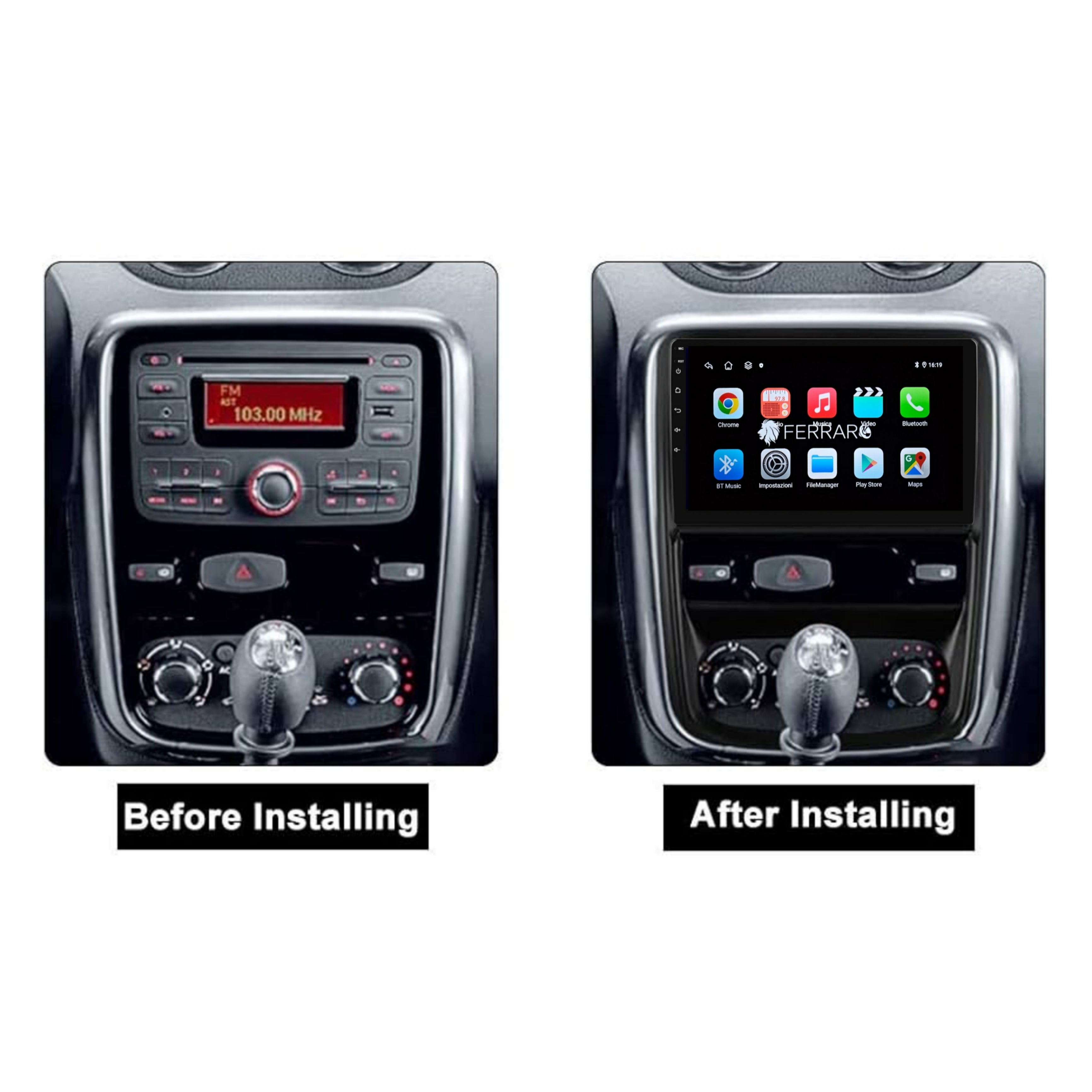 (PRENOTA) Autoradio per Renault Duster 1 Nissan Terrano 9" (Dal 2010>) Android, Bluetooth, CarPlay, Android Auto, 2GB/4GB/6GB/8GB Ram