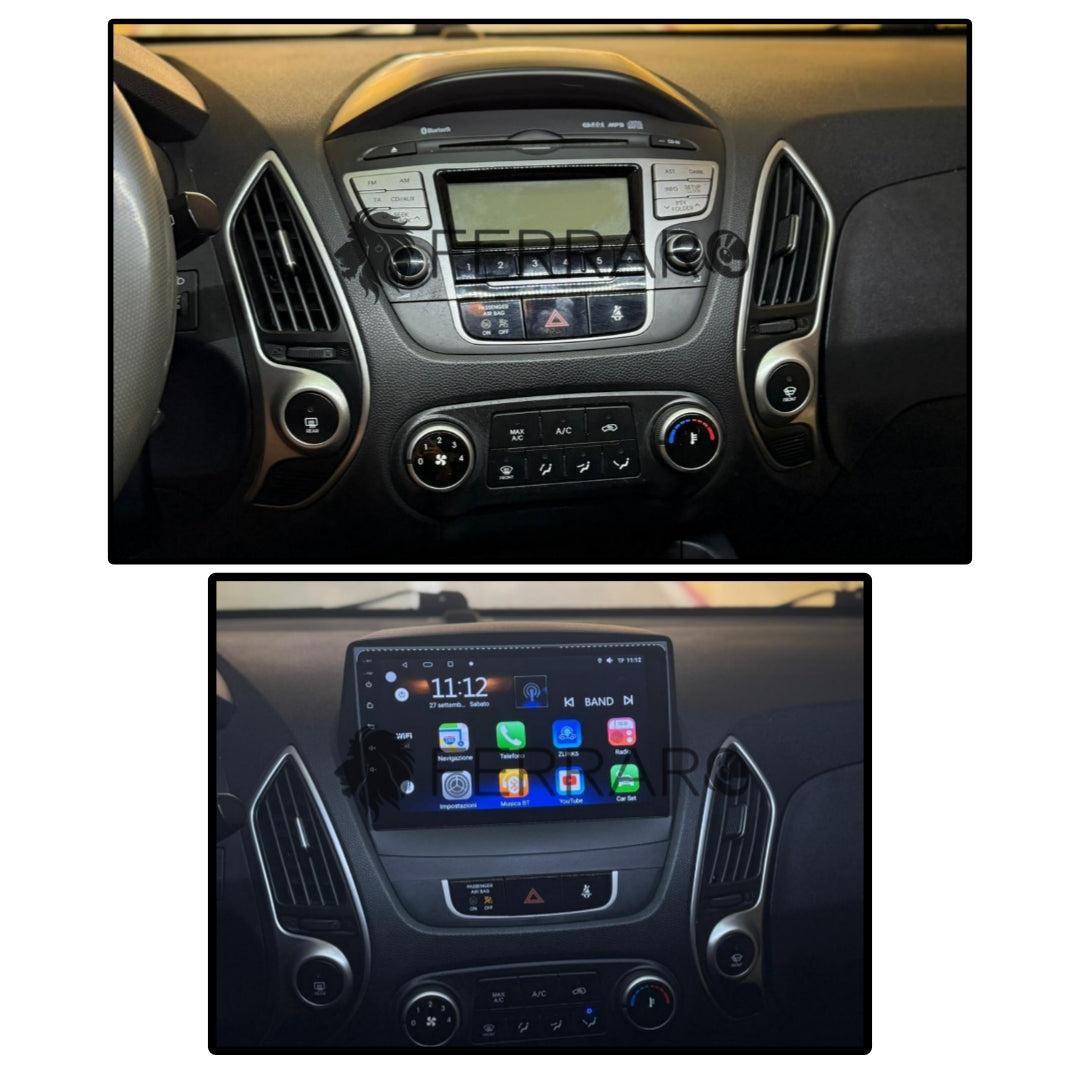 Autoradio per Hyundai Tucson 2 IX35 9" (2009-2015) Android, Bluetooth, CarPlay, Android Auto, 2GB,4GB,6GB,8GB Ram