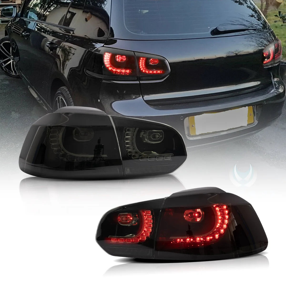 (PRENOTA) Fanali Posteriore Completo per Volkswagen Golf VI, MK6 (2008-2012) a LED