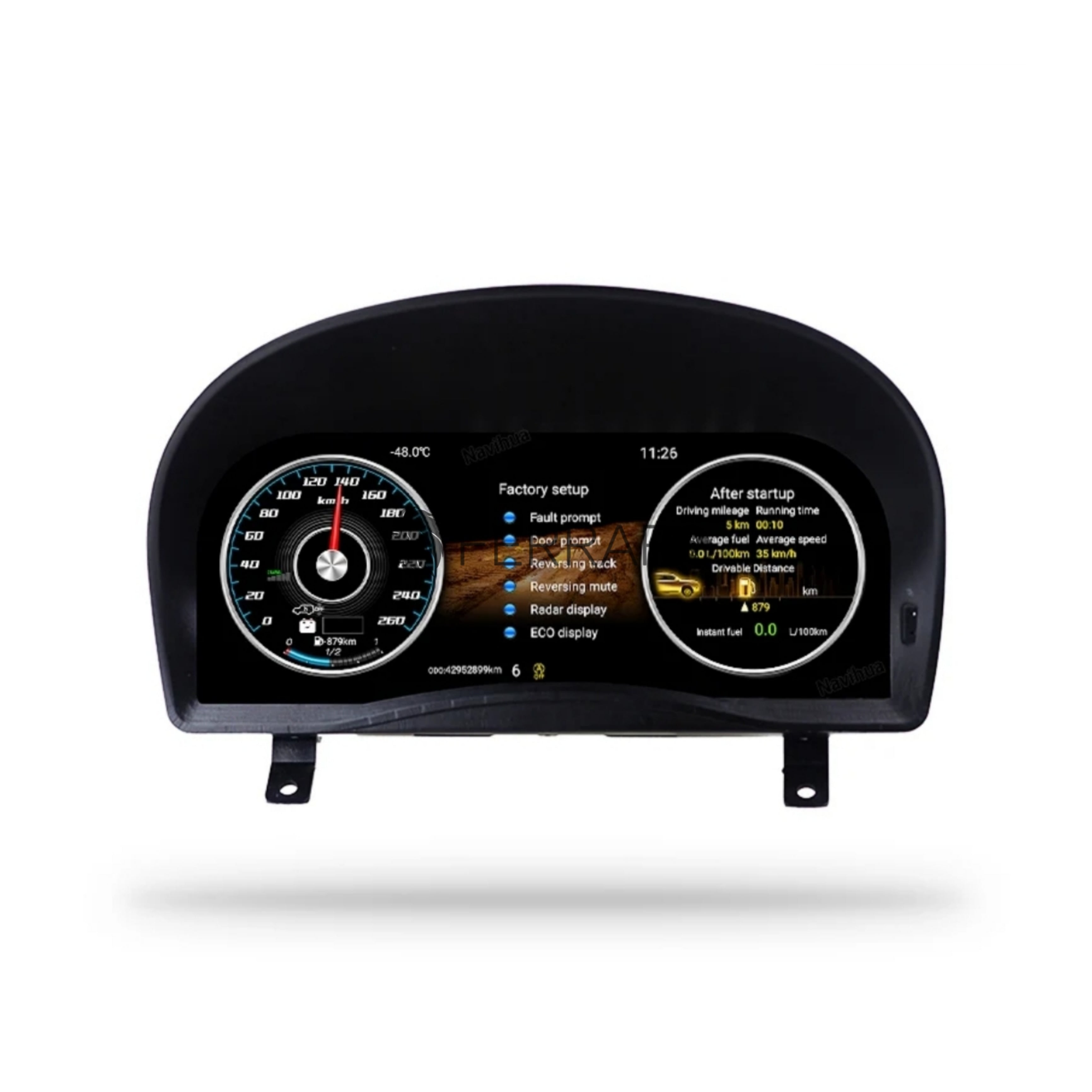 (PRENOTA) Virtual Cockpit 12.3" per Toyota Aplhard (2008-2014), HD Ultra, CarPlay e Android Auto