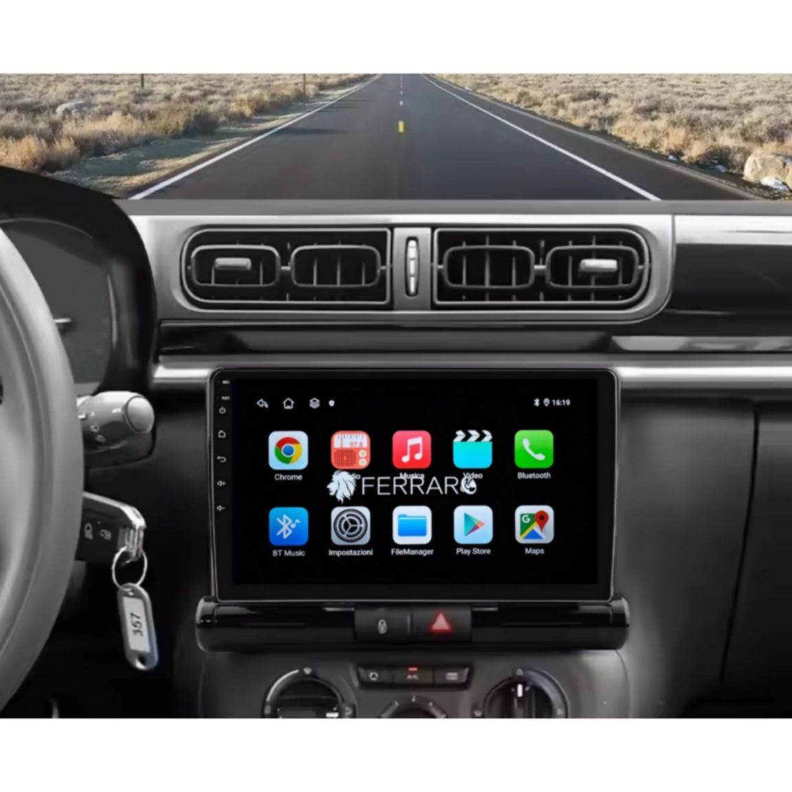 Autoradio per Citroen C3 9" (2016-2024) Android, Bluetooth, CarPlay, Android Auto, 2GB/4GB/6GB/8GB Ram