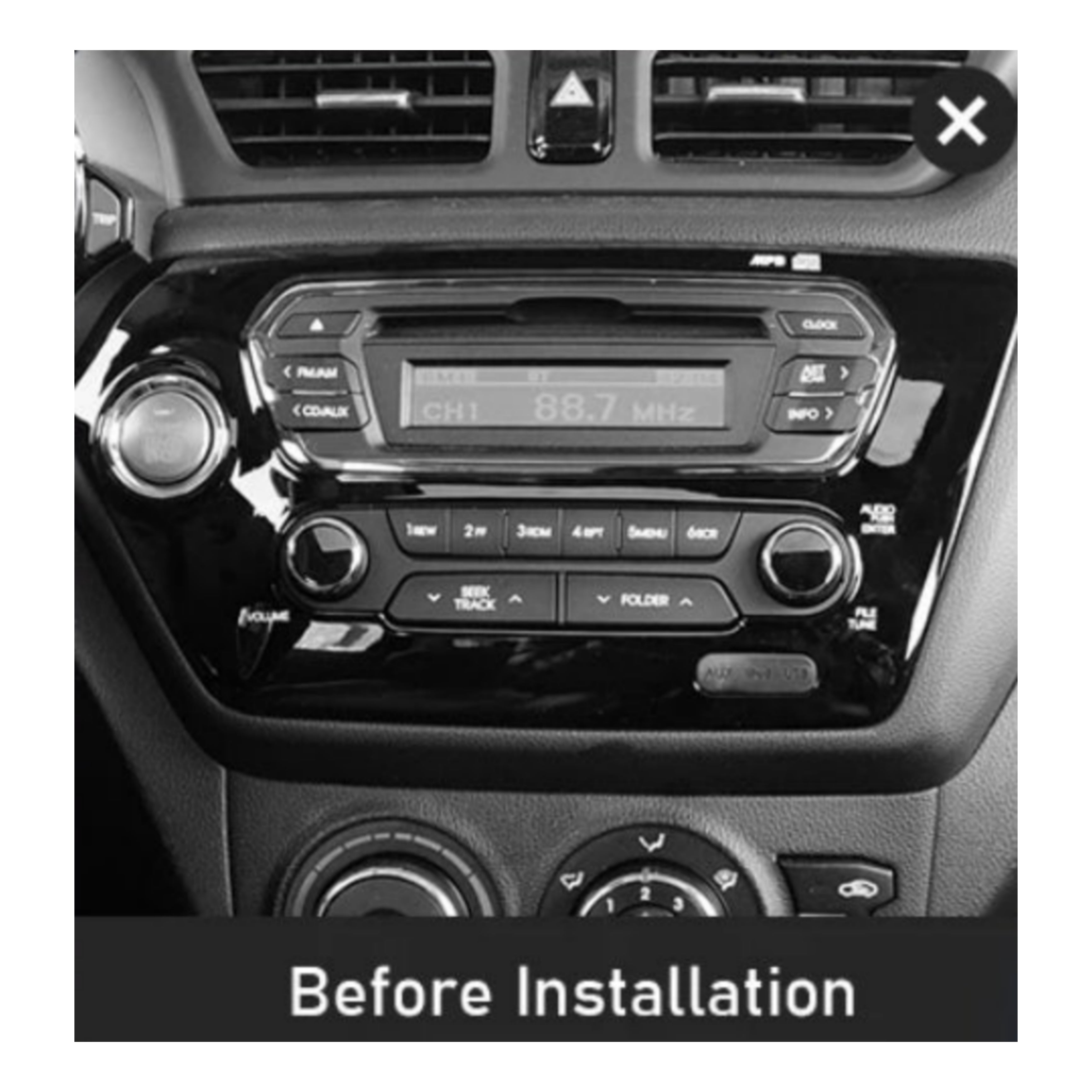 Autoradio per Kia Rio 3 9" 2K | 2011-2016 | Android | Bluetooth | CarPlay | Android Auto | 12/256GB Ram