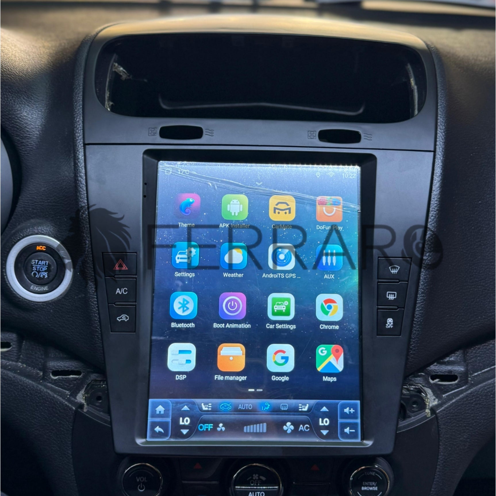 (PRENOTA) Autoradio per Fiat Freemont (2011-2016) 9.7", Android, Bluetooth, CarPlay, Android Auto, Modello Tesla, 4GB/8GB Ram