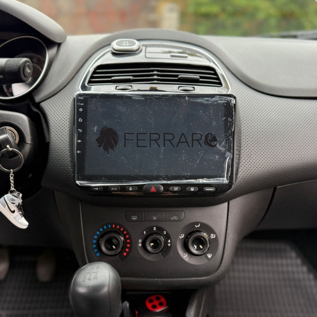 Kit Montaggio Autoradio 9"Pollici Fiat Punto Evo (2009>), Mascherina, Cablaggio per Autoradio Android