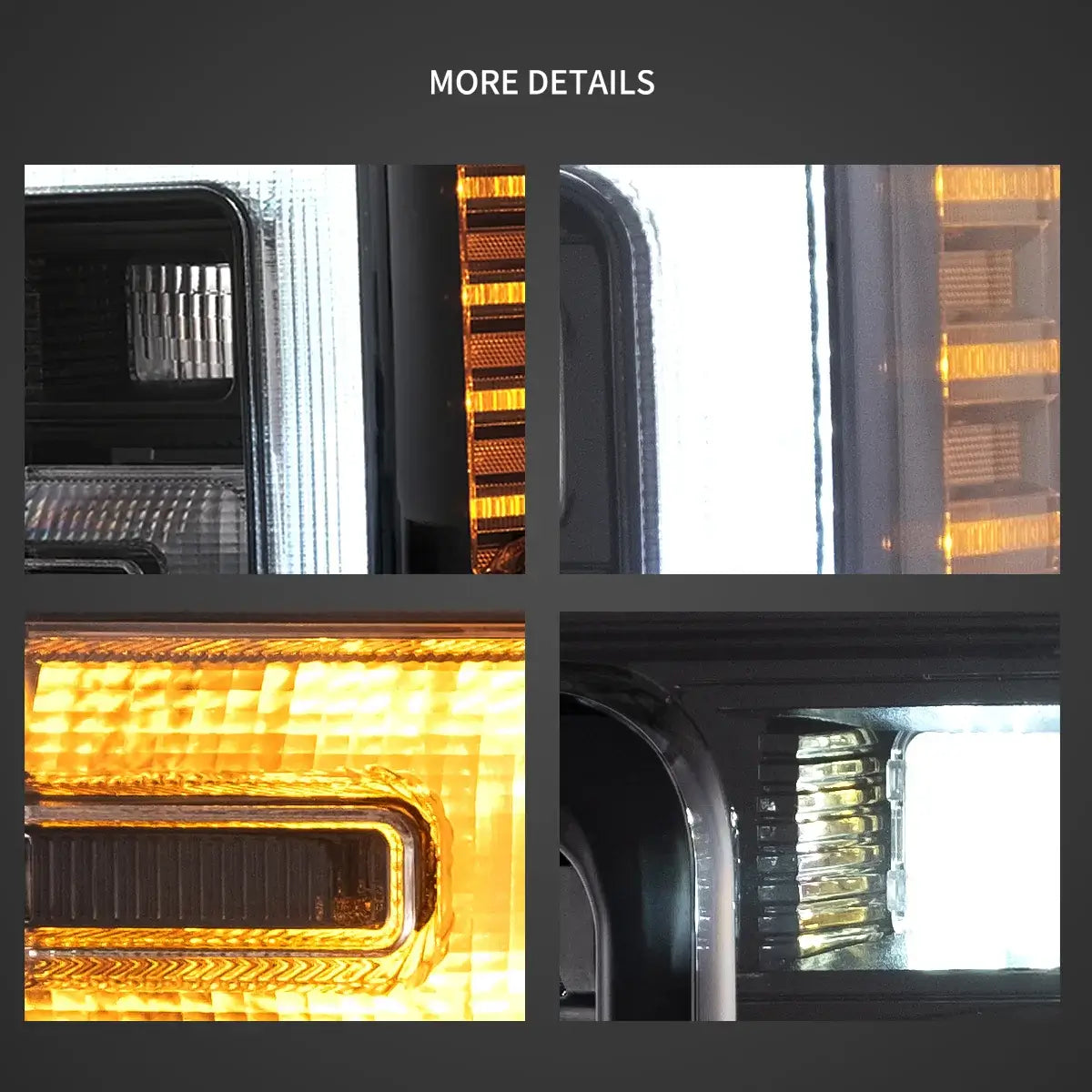 (PRENOTA) Fanali Anteriore Completo per F250, F350, F450, F550 (2017-2019) a LED