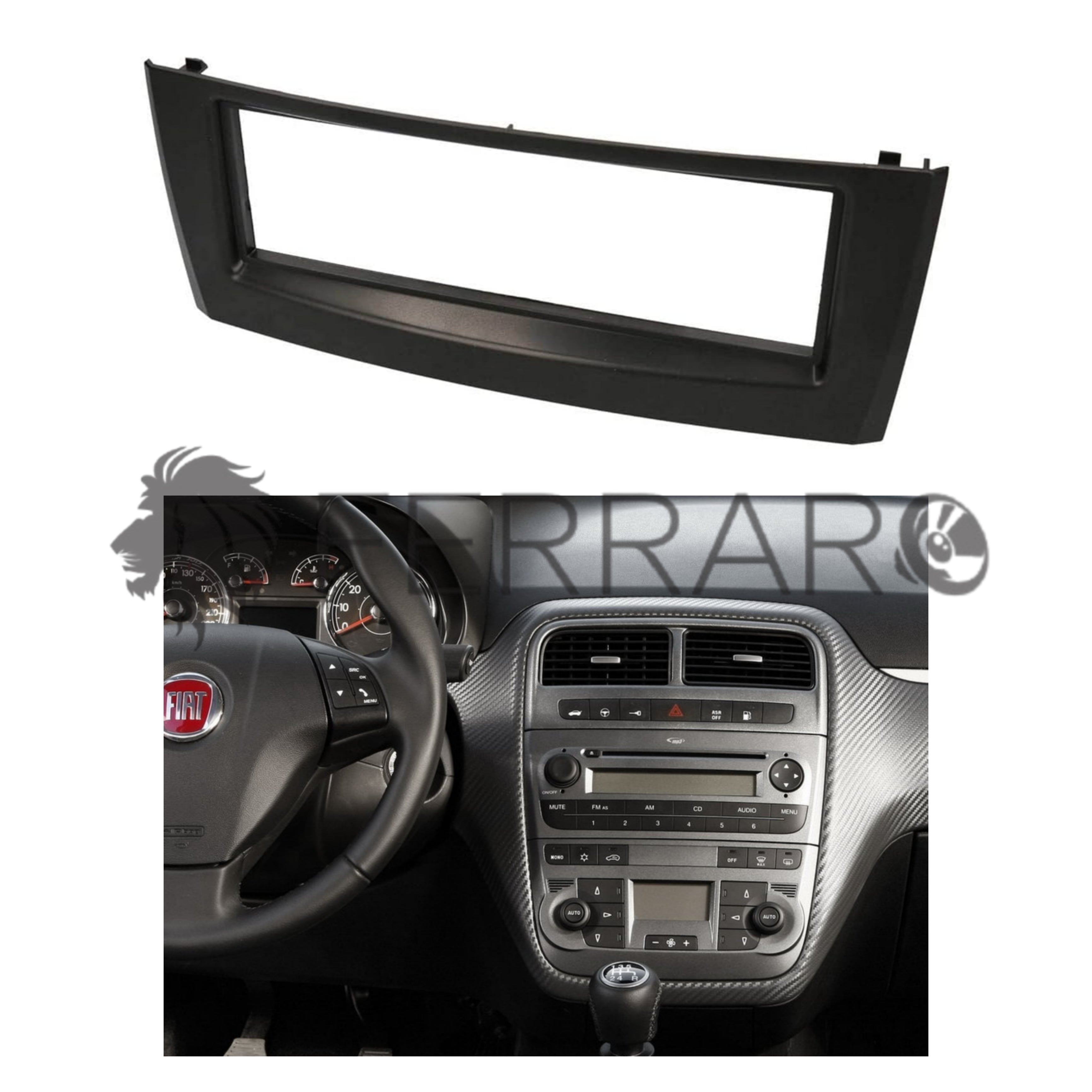Mascherina 1DIN per Fiat Grande Punto