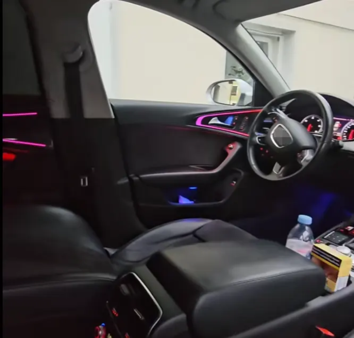(PRENOTA) Ambient Light per Audi A6 C7 (2011-2018), 256 Colori, APP