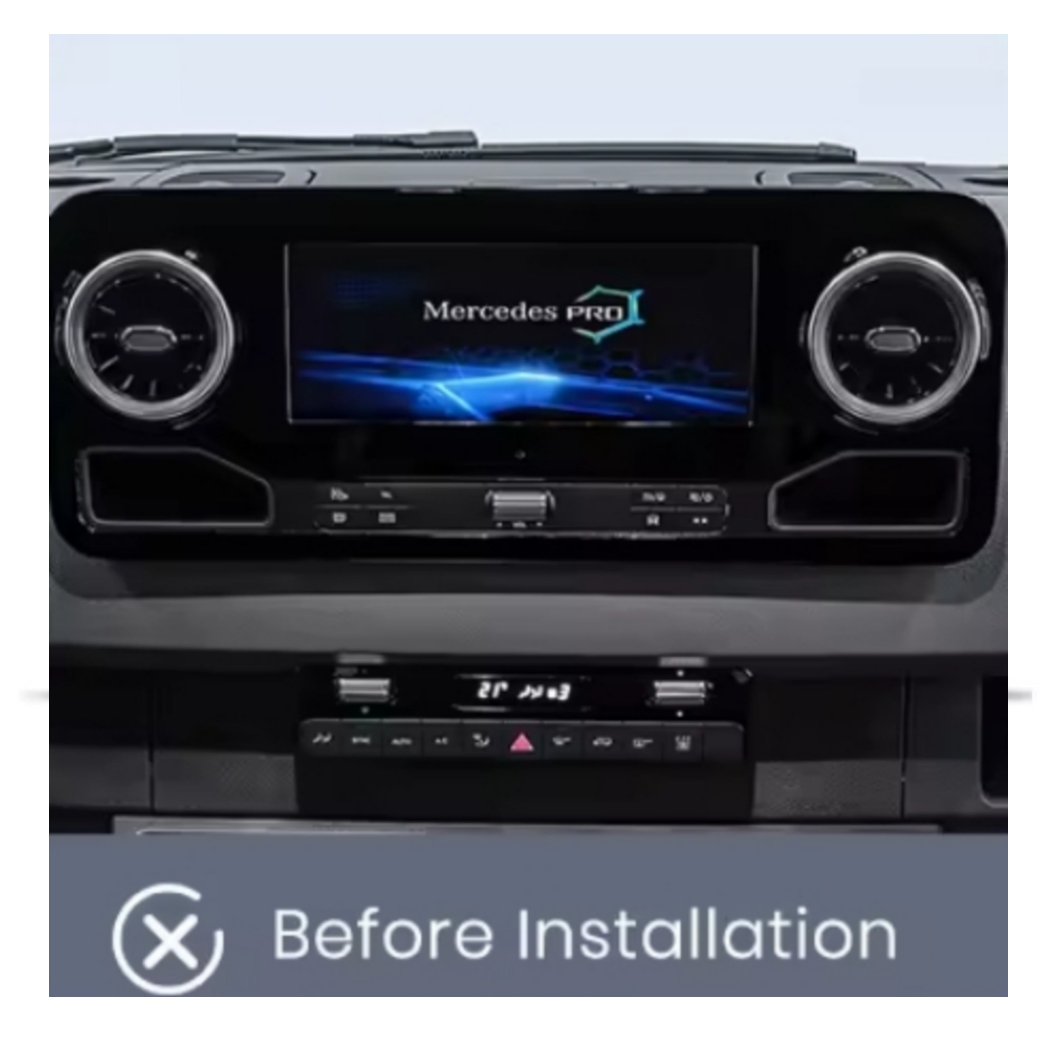 Autoradio per Mercedes Sprinter 10.1" 2K | 2018-2025 | Android | Bluetooth | CarPlay | Android Auto | 4/64GB Ram