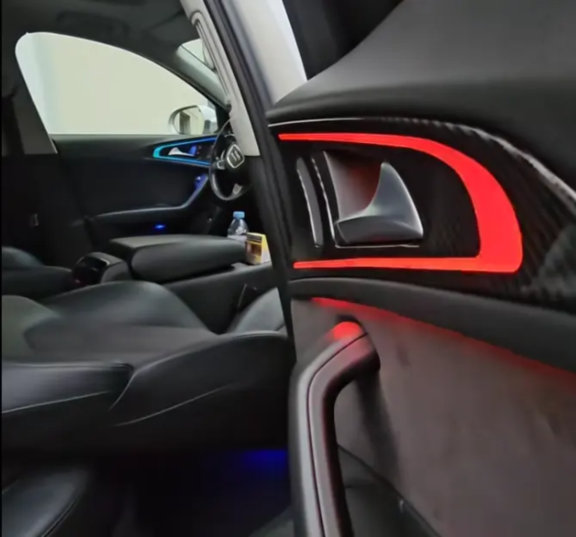(PRENOTA) Ambient Light per Audi A6 C7 (2011-2018), 256 Colori, APP