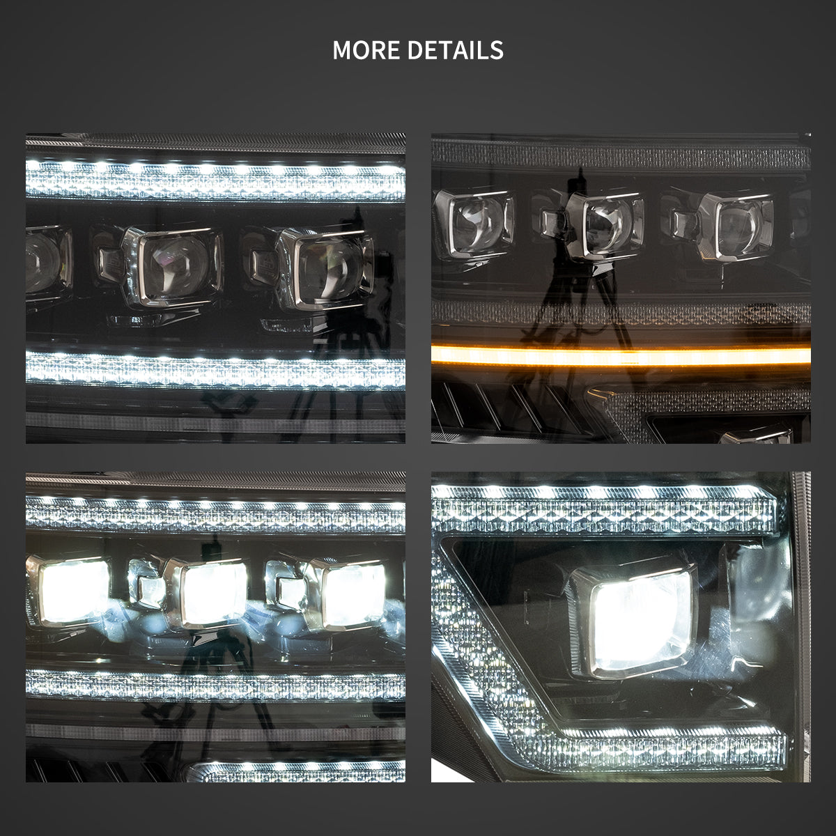 (PRENOTA) Fanali Anteriore Completo per Ford F150 12ª Serie (2009-2014) a LED