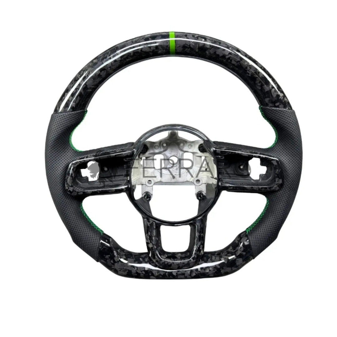 (PRENOTA) Volante Sportivo per Jeep Wrangler JK, JL, Carbonio, Customizzato in Pelle