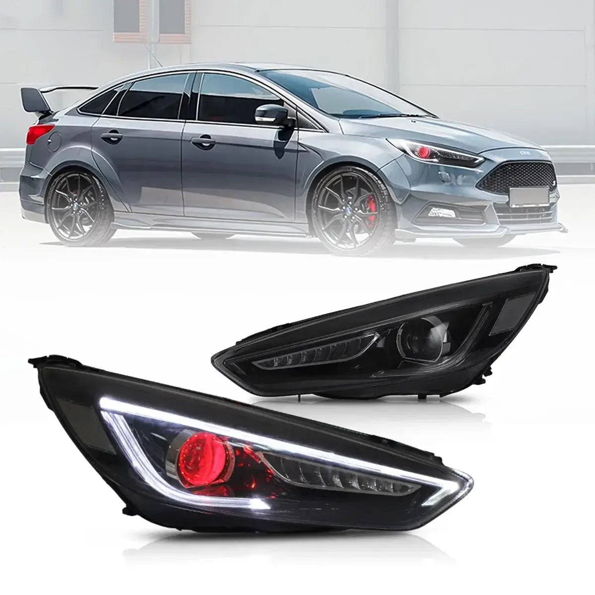 (PRENOTA) Fanali Anteriore Completo per Ford Focus 3ª Serie (2015-2018) a LED