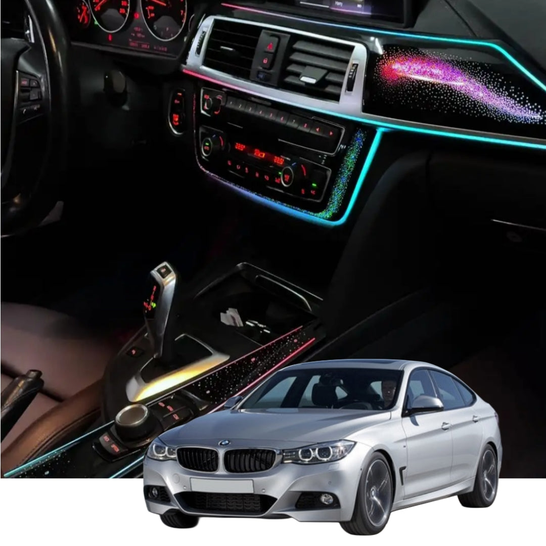 (PRENOTA) Ambient Light per BMW Serie 3/4 F30, F34 (2013-2019), 256 Colori, APP