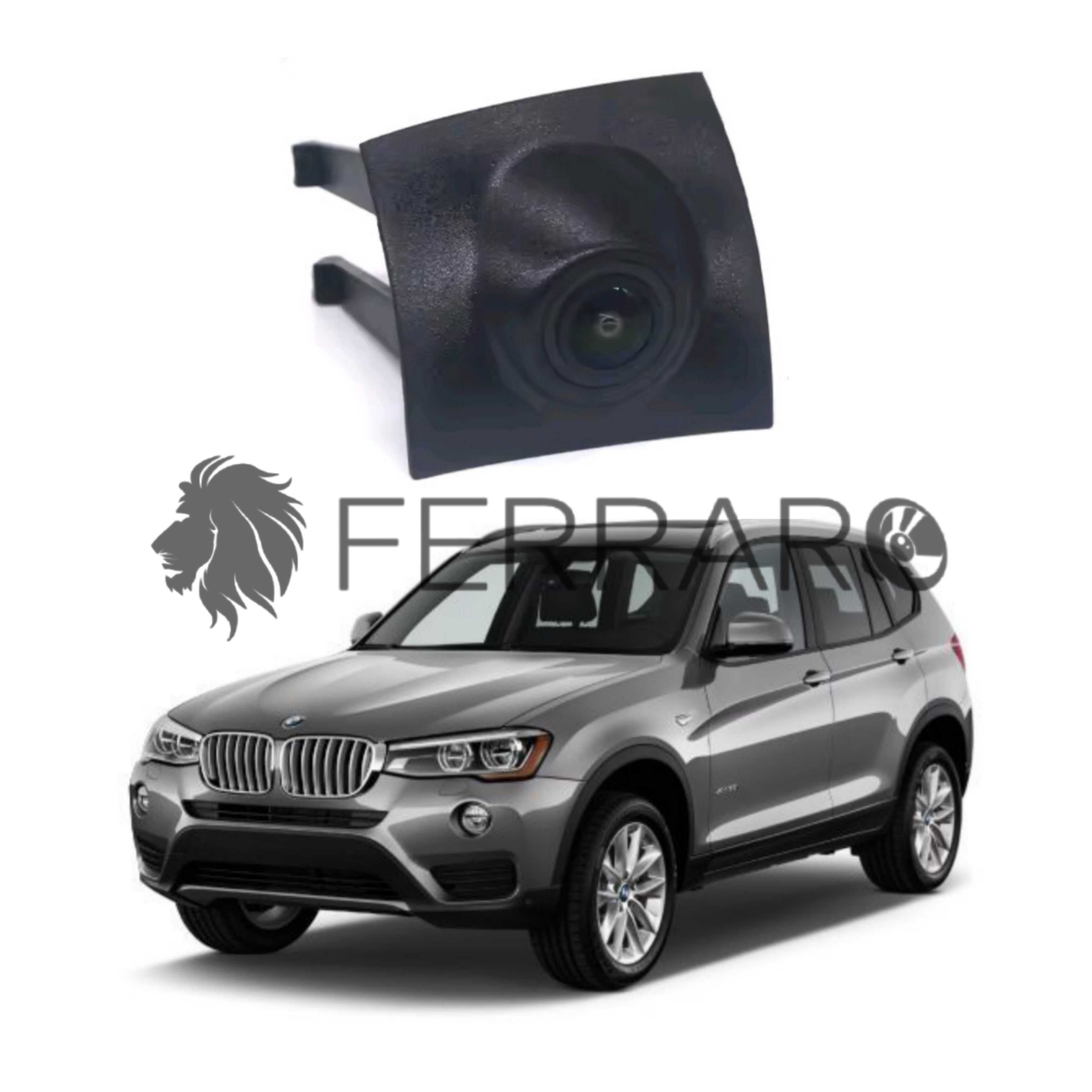 (PRENOTA) Telecamera Frontale per BMW X3, X4, X5, AHD, 1920x1080, 170° Gradi