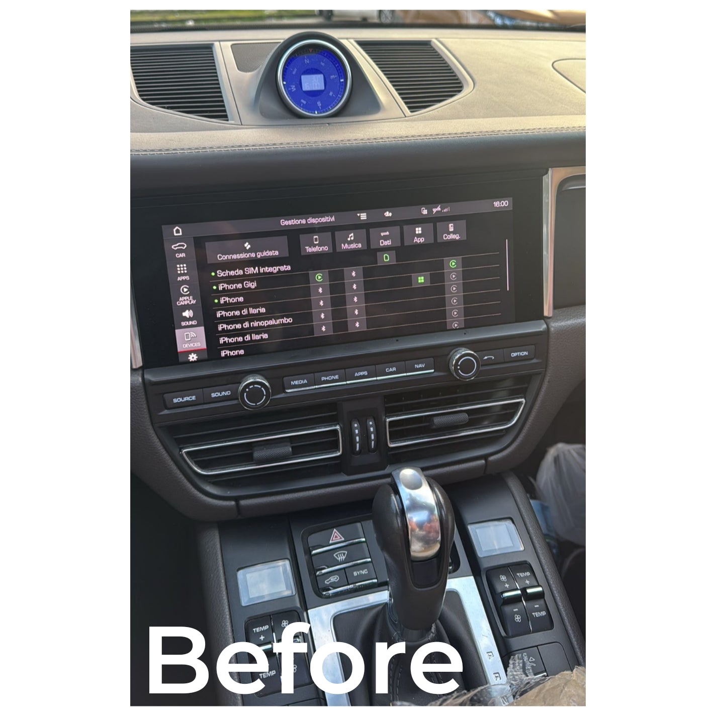 (PRENOTA) Autoradio per Porsche Macan 12.3" + 12.3" (2018-2021) Android, Bluetooth, CarPlay, Android Auto, 6/128GB Ram