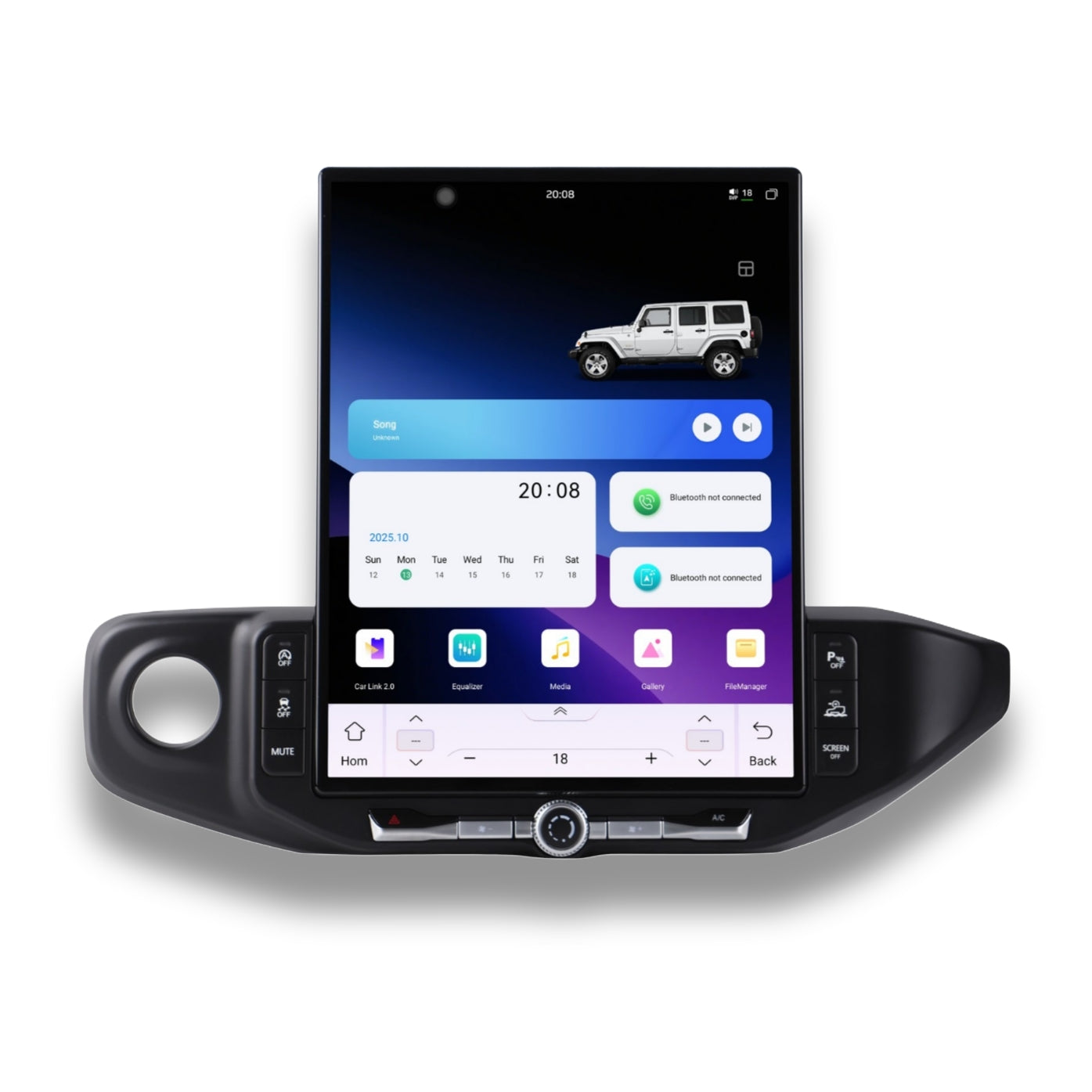(PRENOTA) Autoradio per Jeep Wrangler 4 JL 16.2" 2K (2017-2025) Android, Bluetooth, CarPlay, Android Auto, 6/128GB RAM