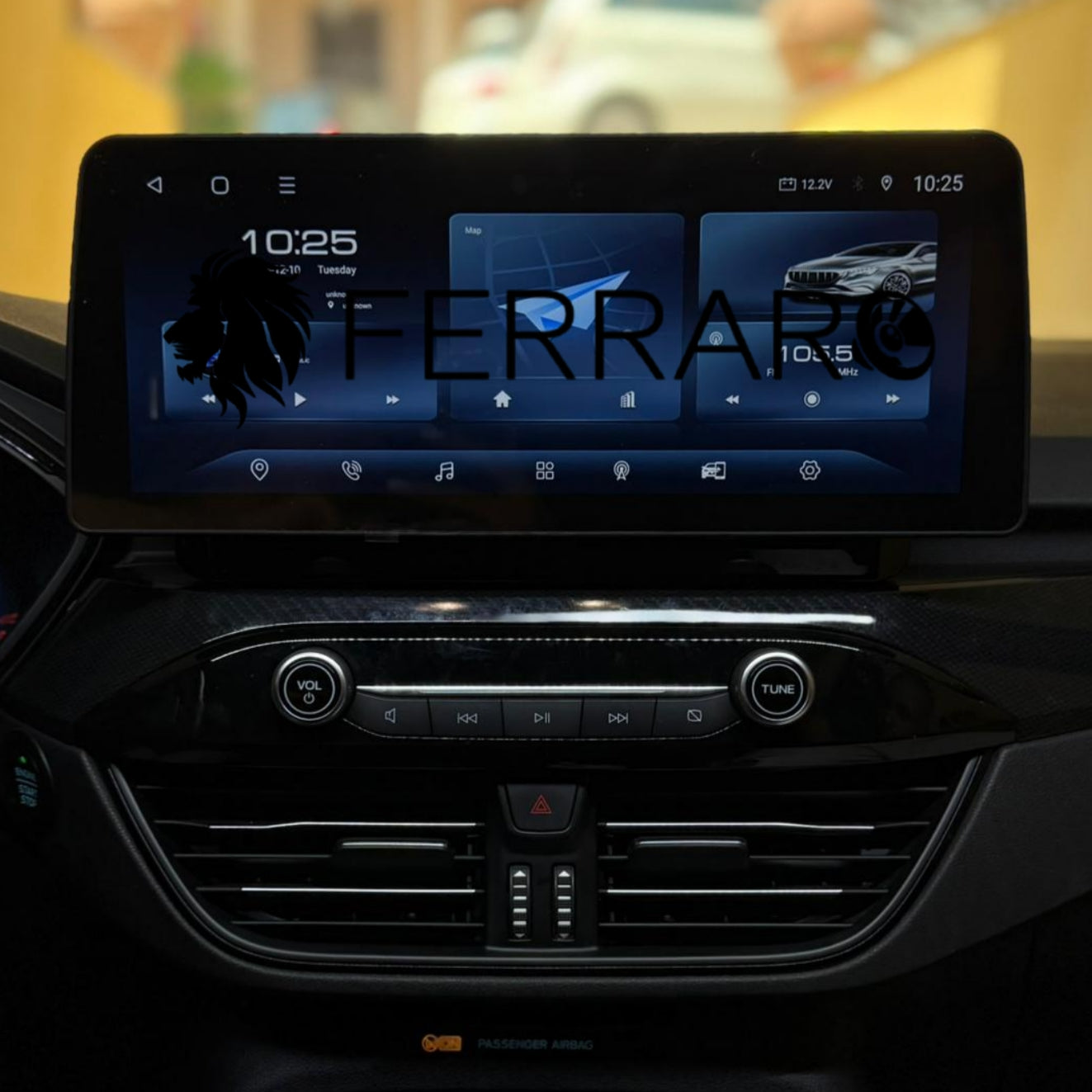 Autoradio per Ford Focus 4 12.3" | 2018-2022 | Android | Bluetooth | CarPlay | Android Auto | 4/64GB Ram