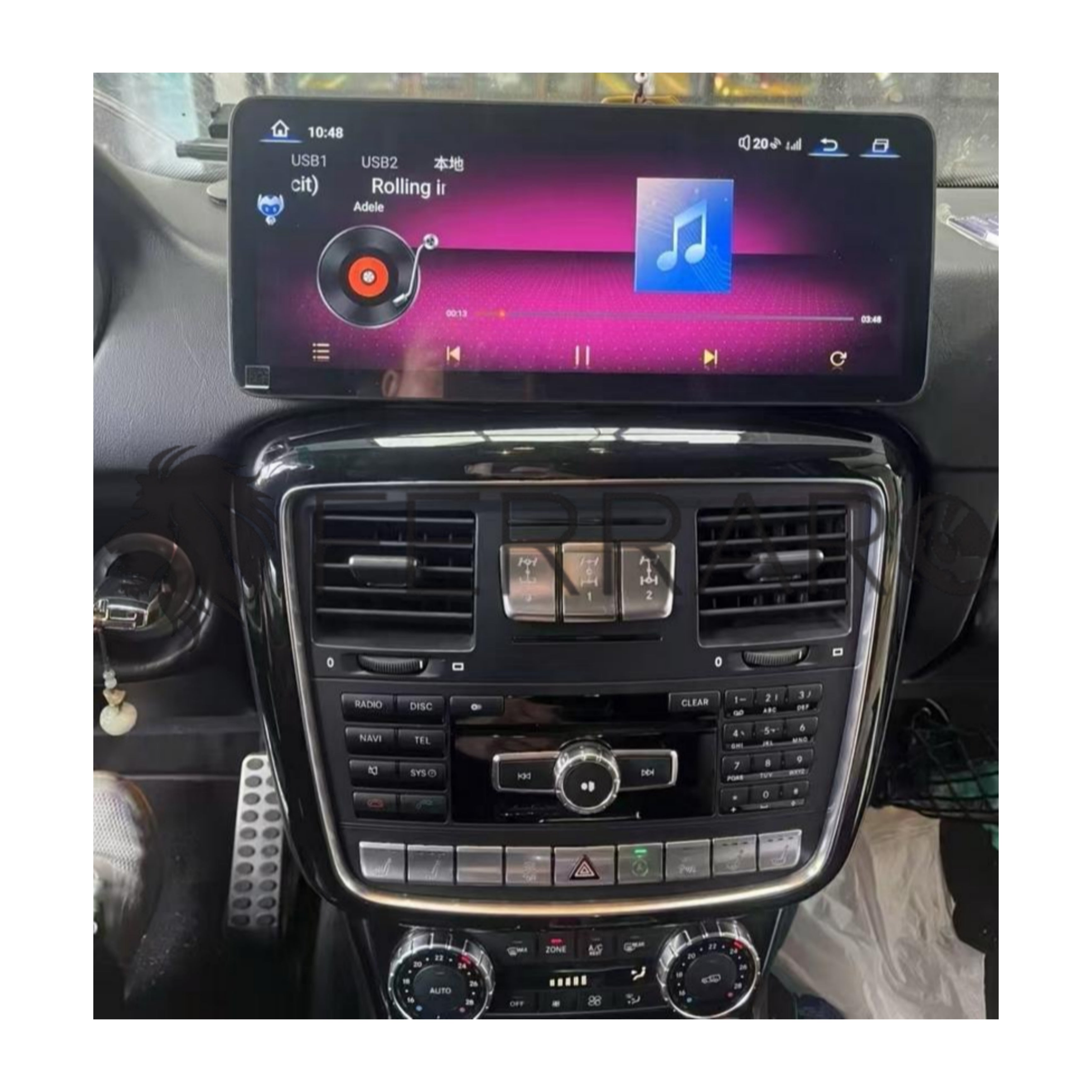 (PRENOTA) Autoradio per Mercedes Classe G, G500 10.25", 12.3" Android, Bluetooth, CarPlay, Android Auto, 4/64GB Ram
