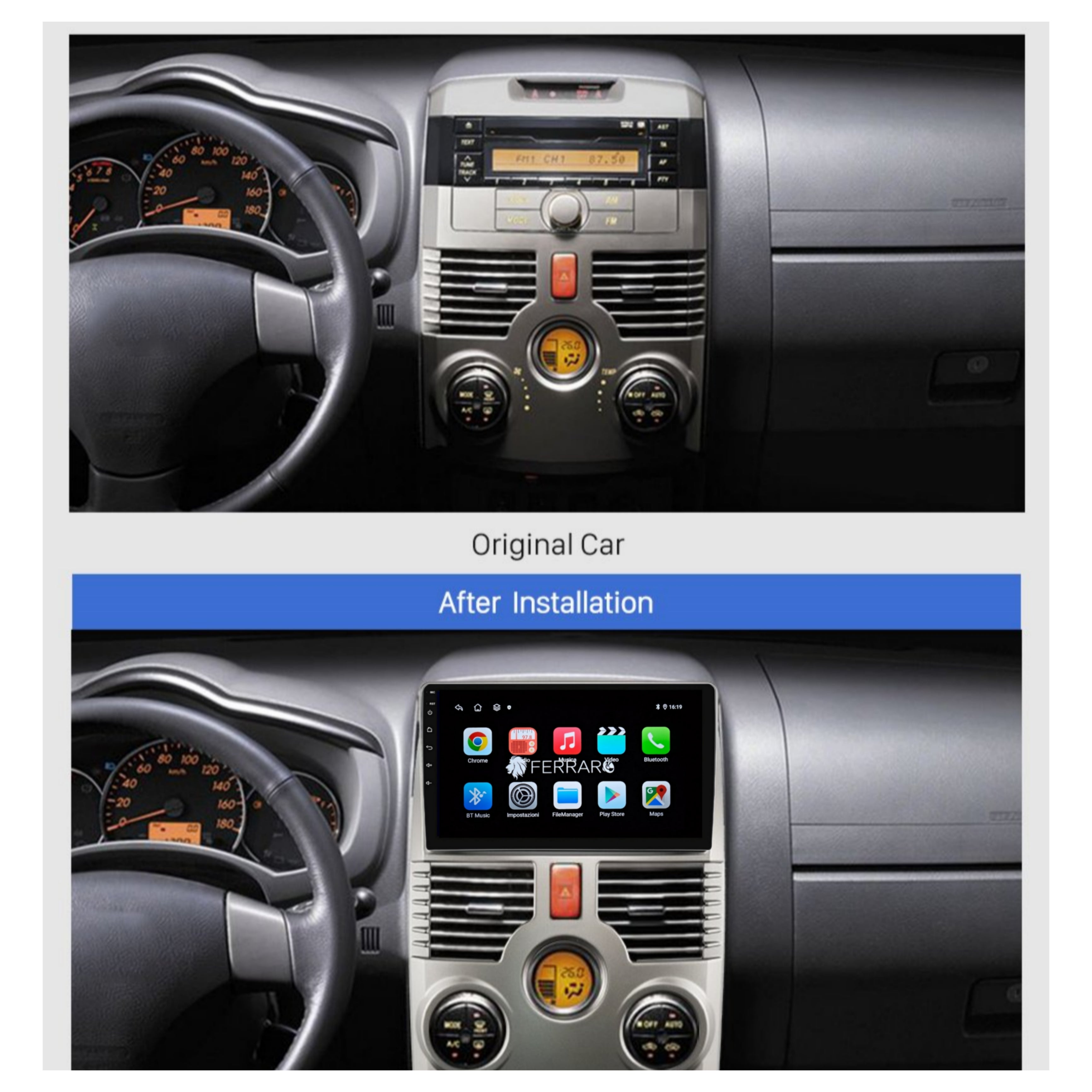 (PRENOTA) Autoradio per Toyota Rush Daihatsu Terios 9" (2006-2016) Android, Bluetooth, CarPlay, Android Auto, 2GB/4GB/6GB/8GB Ram
