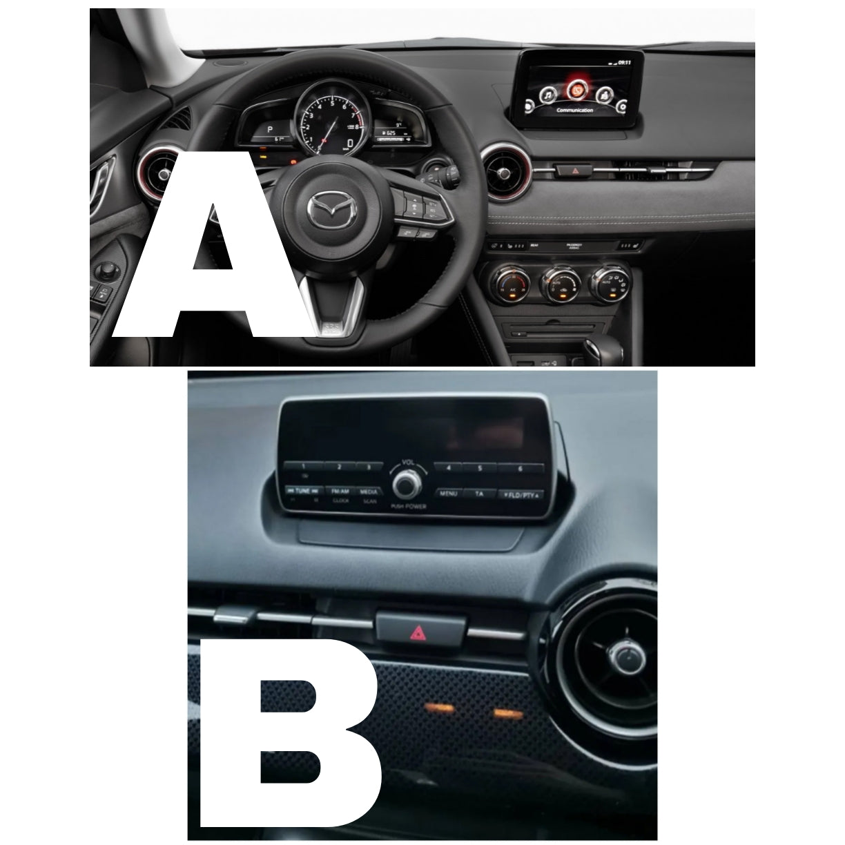 Autoradio per Mazda 2, CX-3 9" (2014-2021) Android, Bluetooth, CarPlay, Android Auto, 2GB/4GB/6GB/8GB Ram
