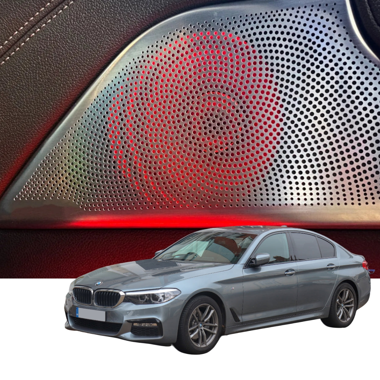 (PRENOTA) Ambient Light Tweeter per BMW Serie 5 G30 (2017-2023), 256 Colori, APP