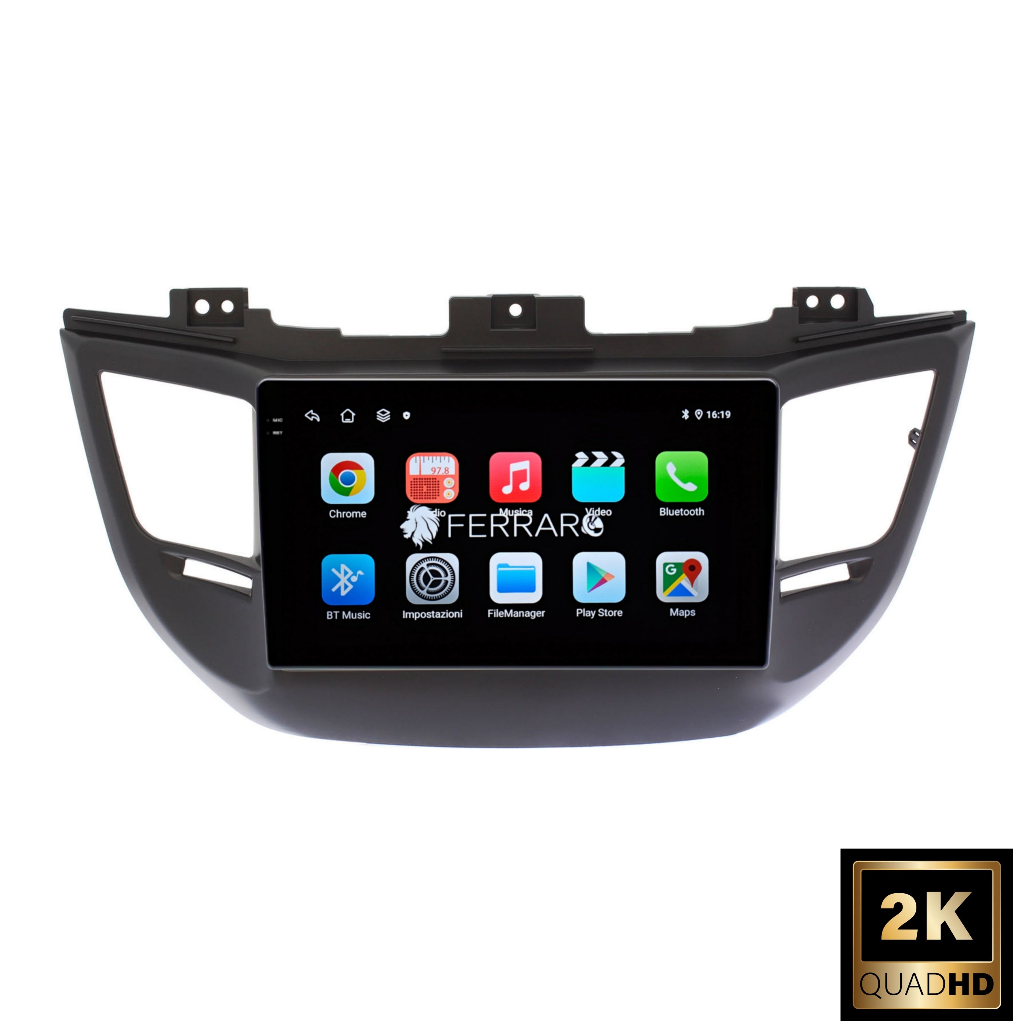 Autoradio per Hyundai IX35 Tucson 3 9" 2K (2015-2018) Android, Bluetooth, CarPlay, Android Auto, 12/256GB Ram
