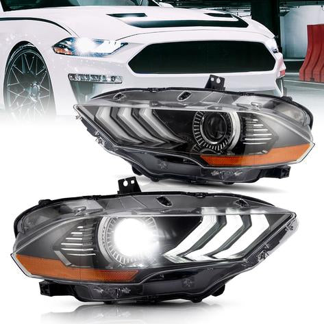 (PRENOTA) Fanali Anteriore Completo per Ford Mustang 6ª Serie (2018-2024) a LED