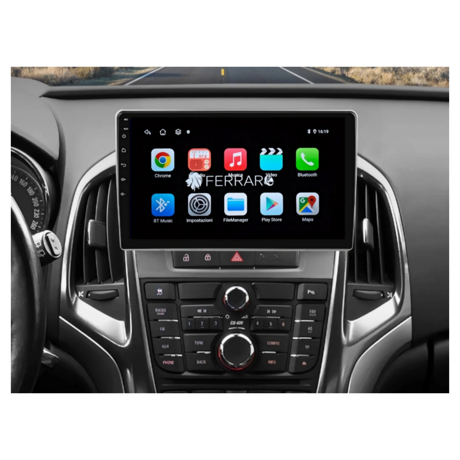 Autoradio per Opel Astra J 9" (2009-2015) Android, Bluetooth, CarPlay, Android Auto, 2GB/4GB/6GB/8GB Ram