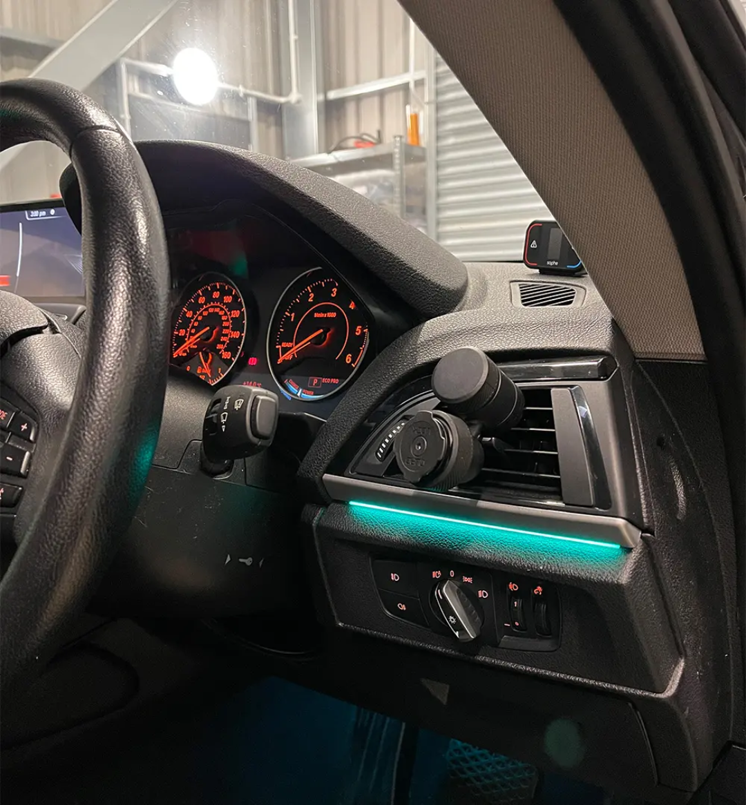 (PRENOTA) Ambient Light per BMW Serie 2, F22, F23, M240i (2013-2019), 256 Colori, APP