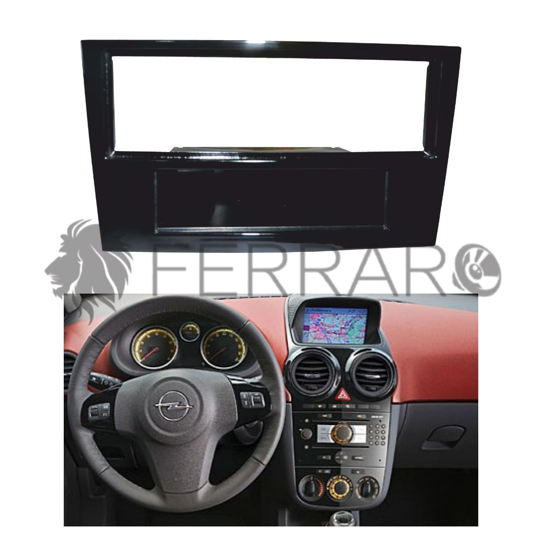 Mascherina 1DIN con Cassetto per Opel Corsa (2006+)