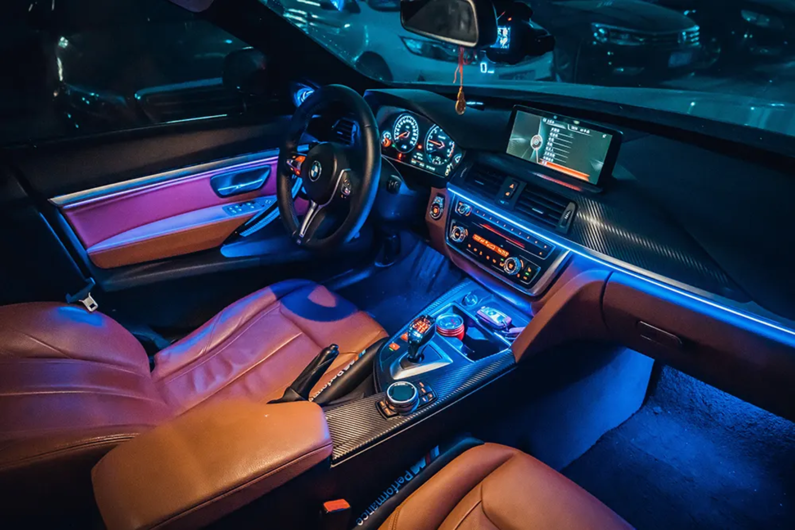 (PRENOTA) Ambient Light per BMW Serie 3 F34 GT (2013-2019), 256 Colori, APP